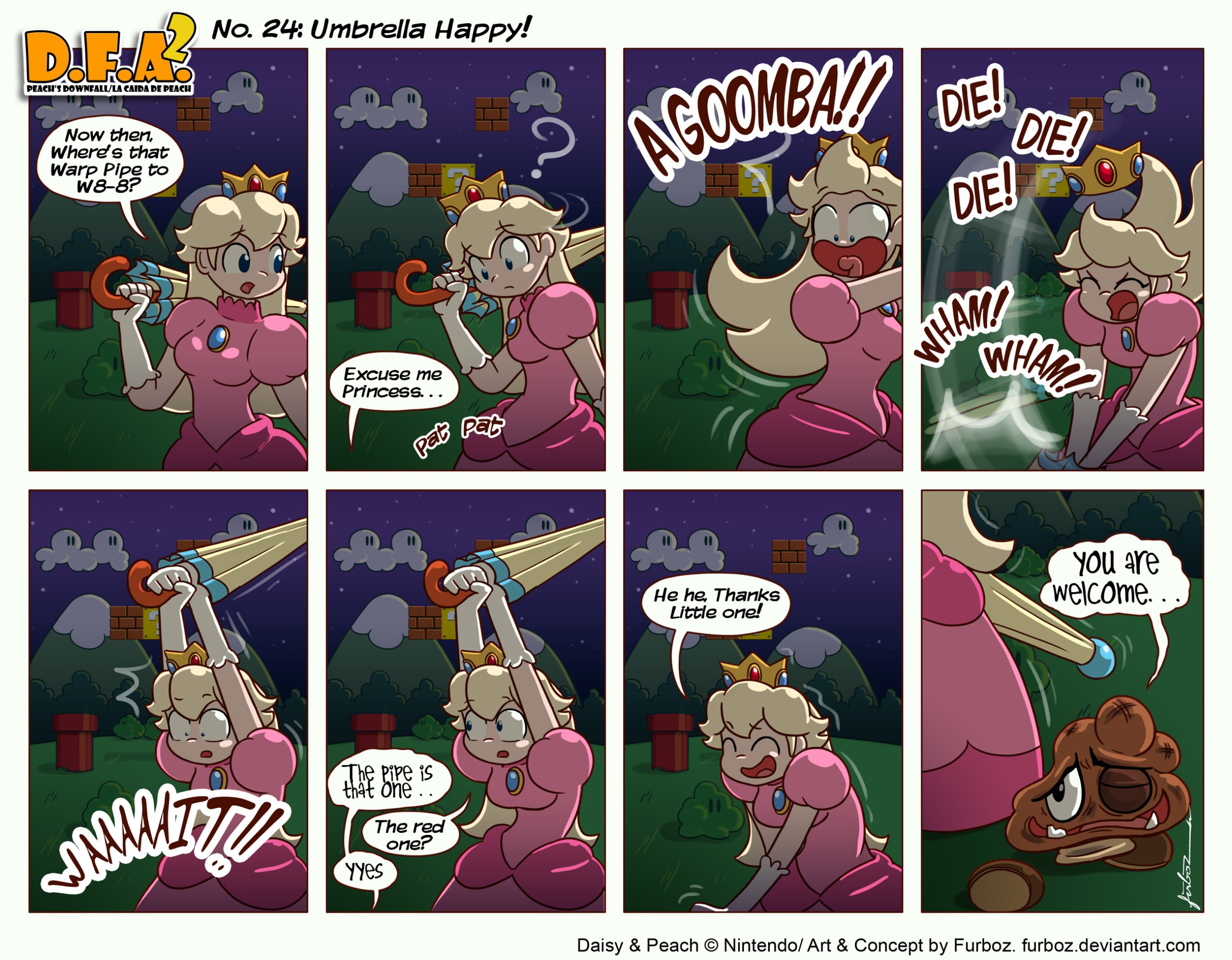 Daisy Falls Apart porn comic picture 40