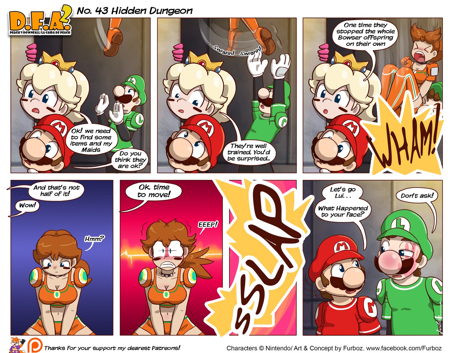 Daisy Falls Apart porn comic picture 59