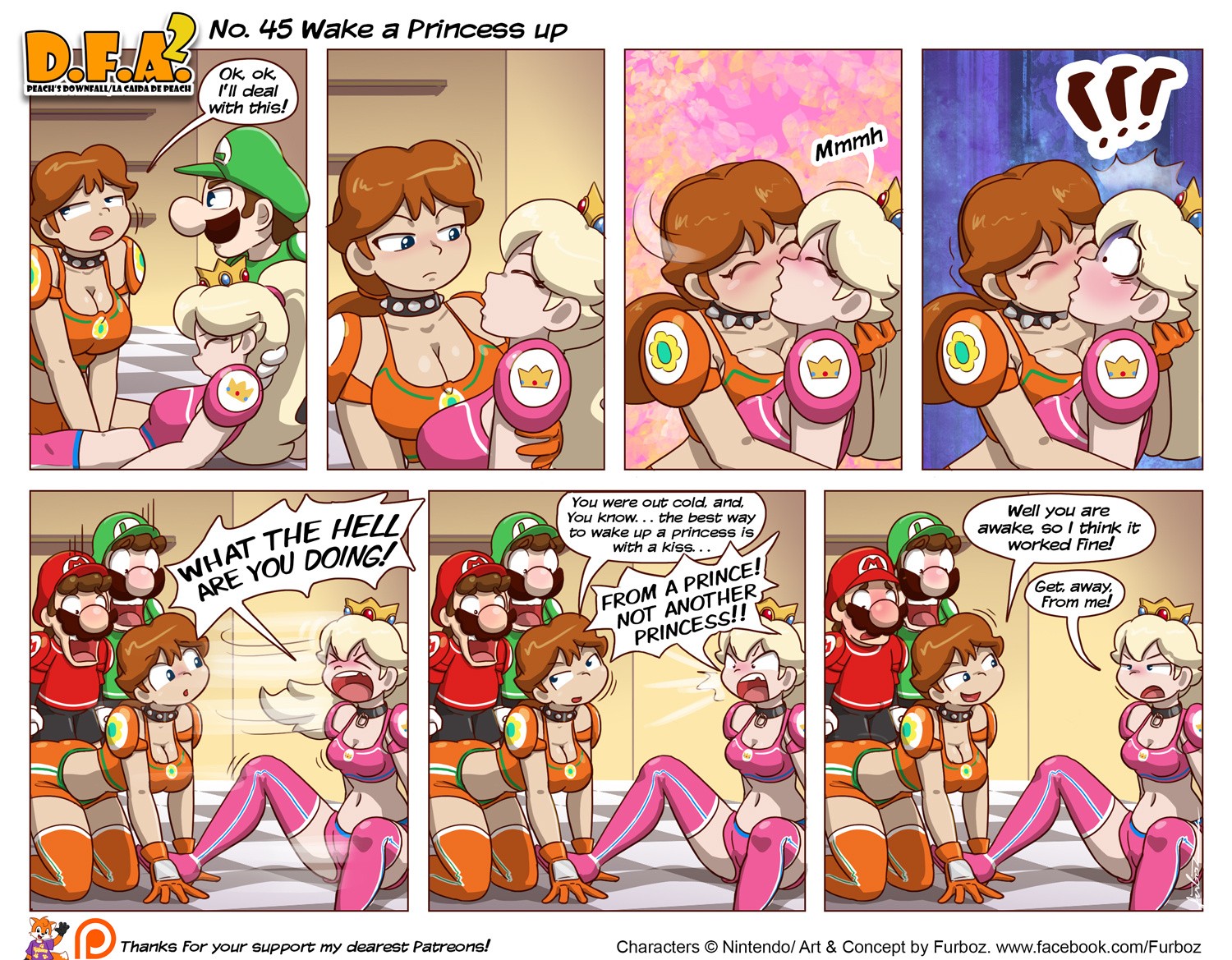 Daisy Falls Apart porn comic picture 61