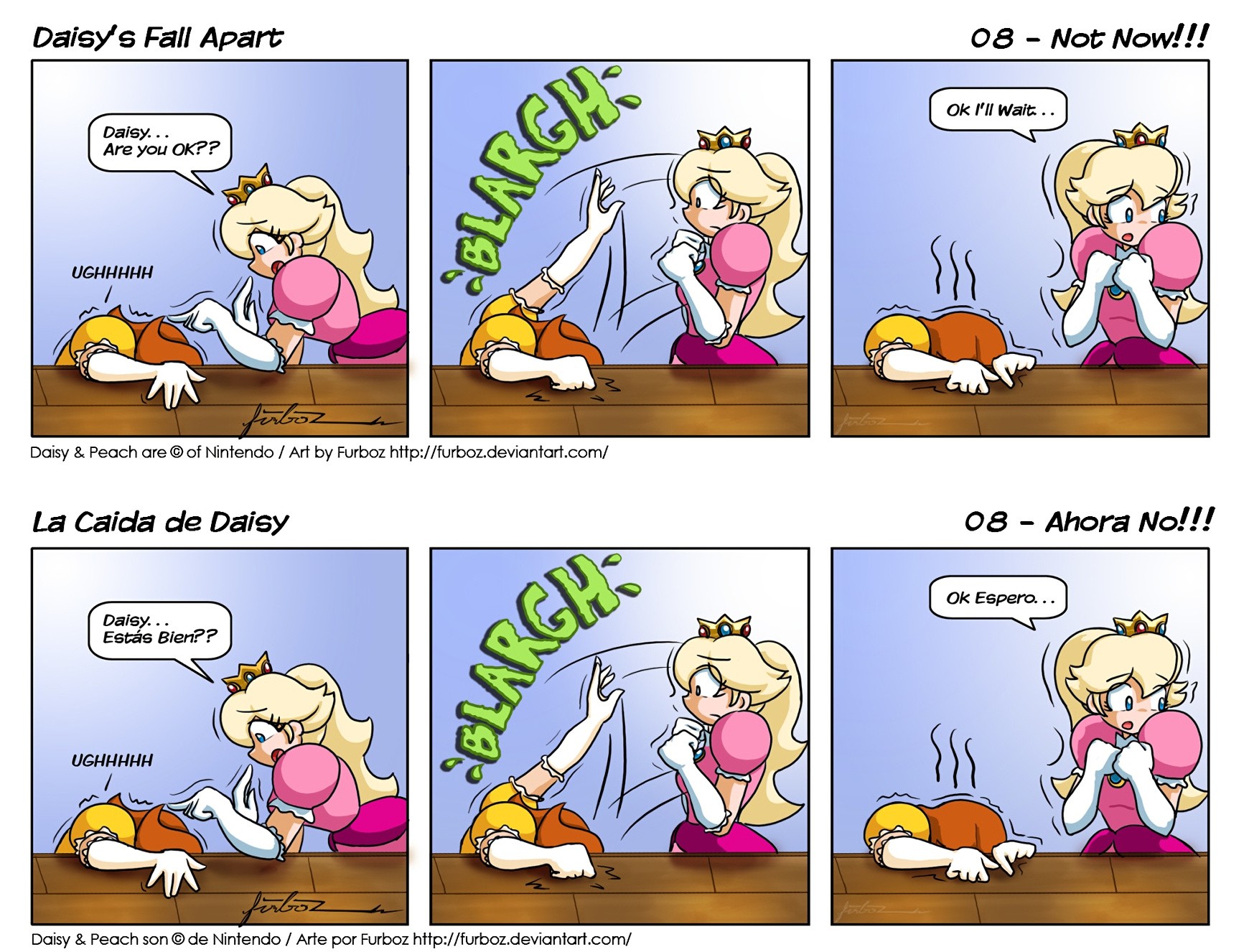 Daisy Falls Apart porn comic picture 9
