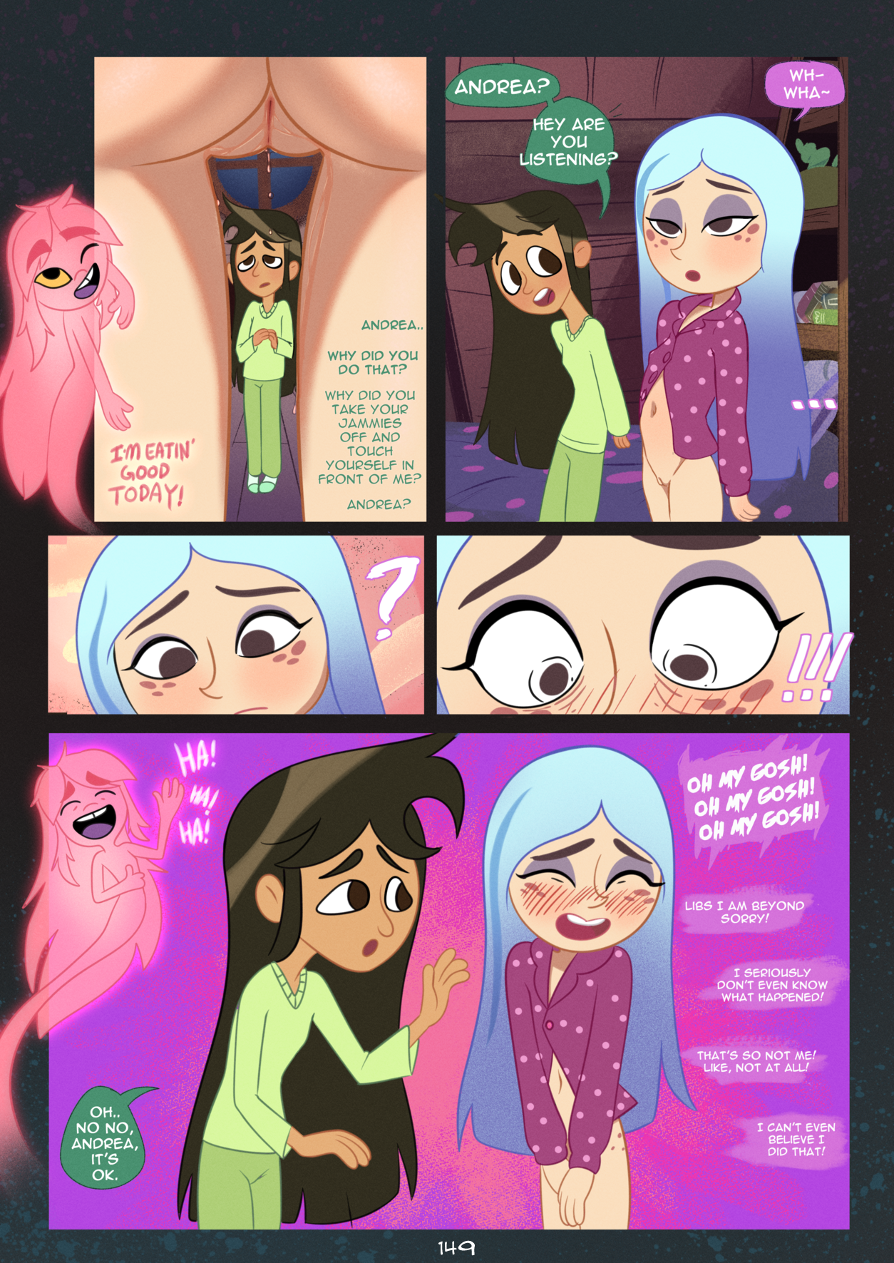 Girls SleepOver - Gone Wrong (Gone Sexual) porn comic picture 11