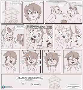 Lewd Beach Wolfs porn comic picture 1