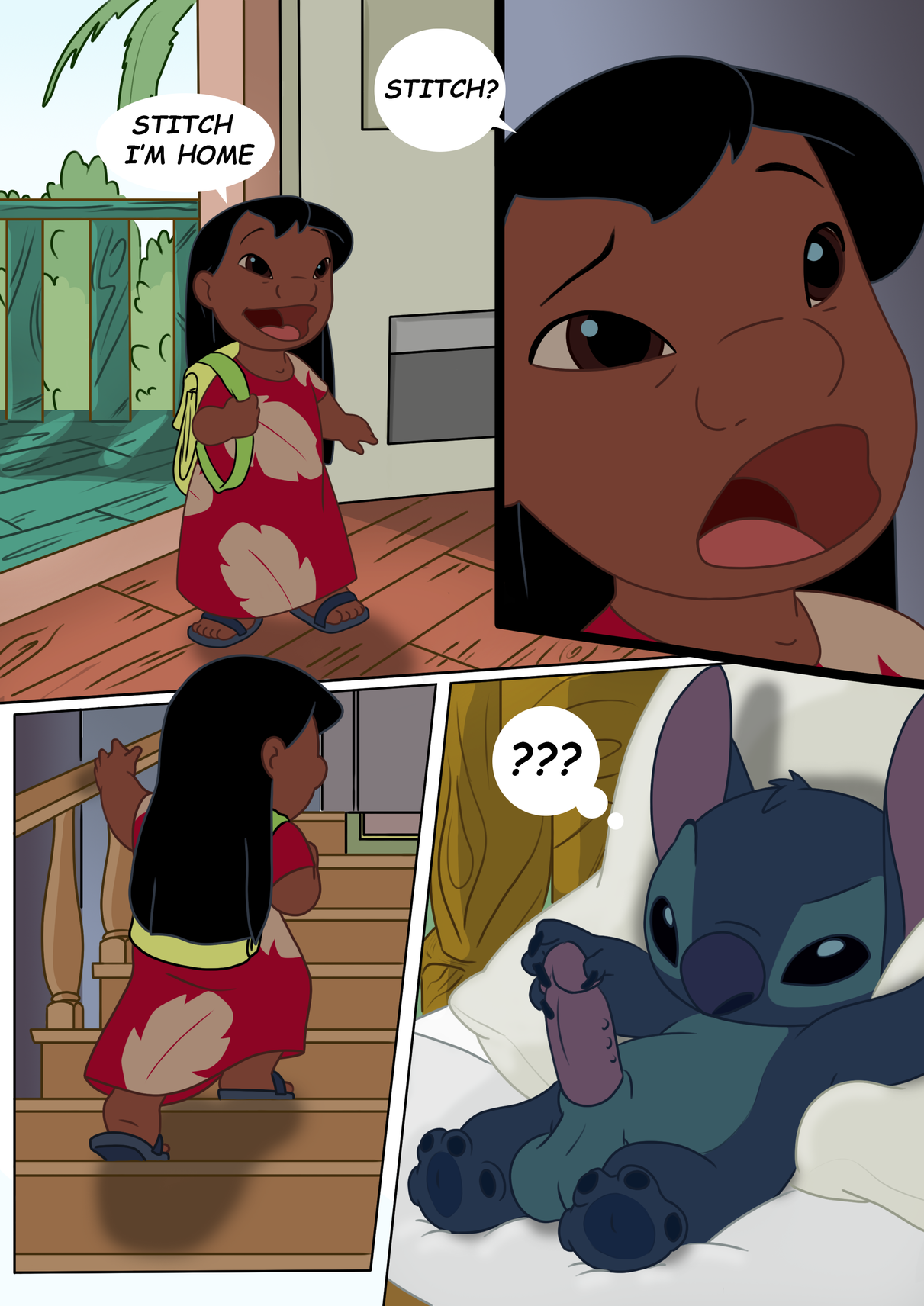 Lilo and Stitch: Lessons Remake porn comic picture 2