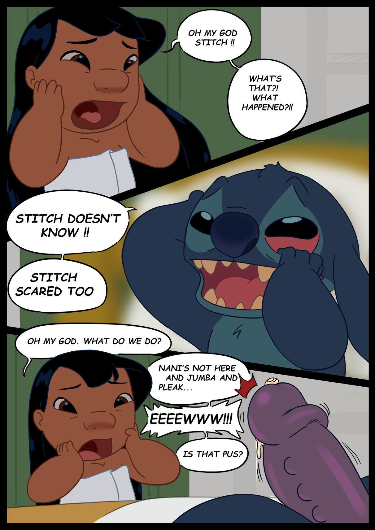 Lilo and Stitch: Lessons Remake porn comic picture 9