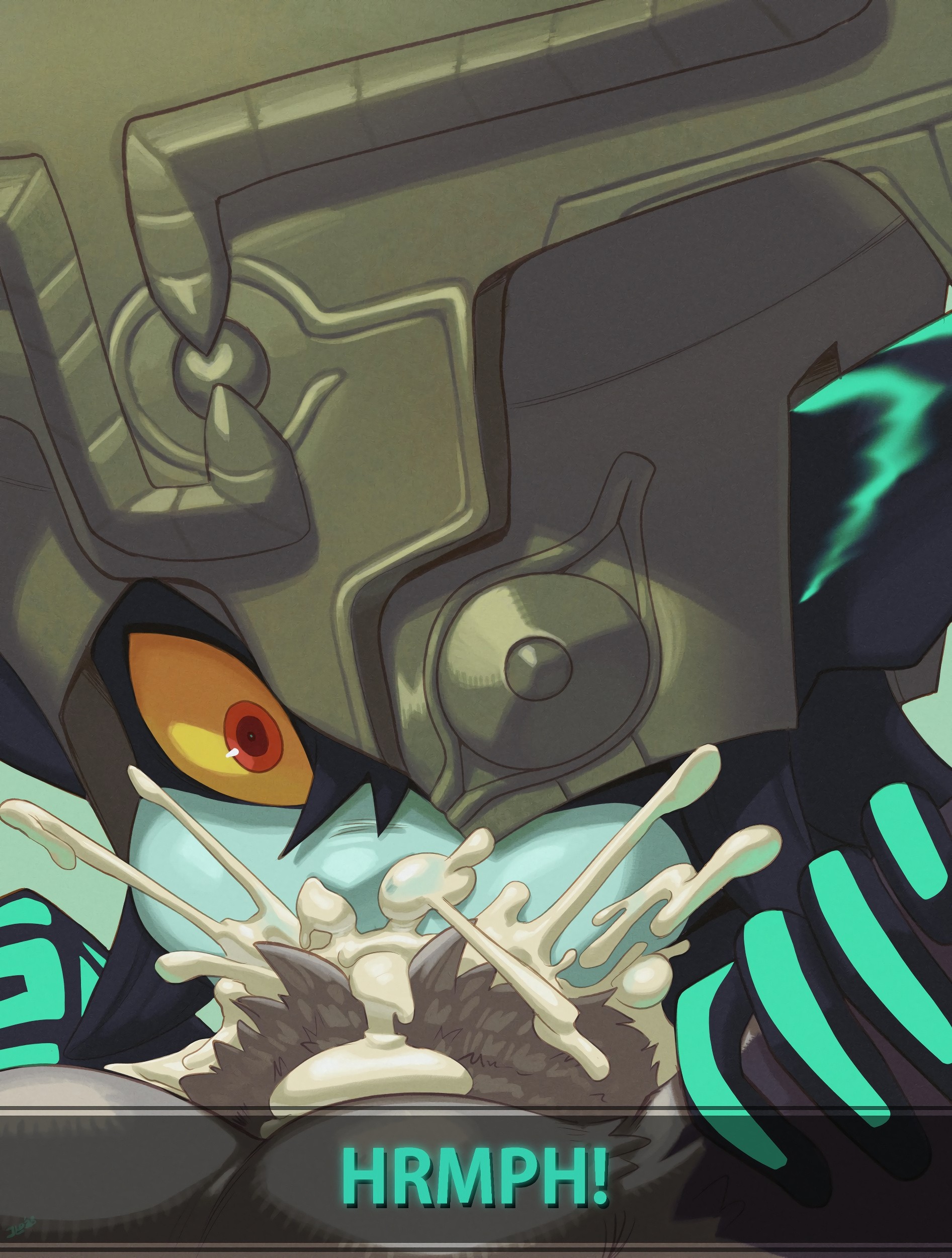 Midna and Wolf Link porn comic picture 3