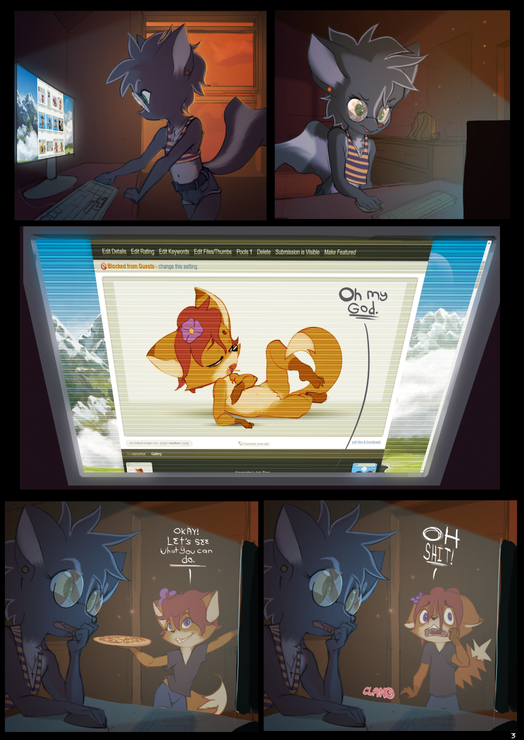 Misplaced porn comic picture 3