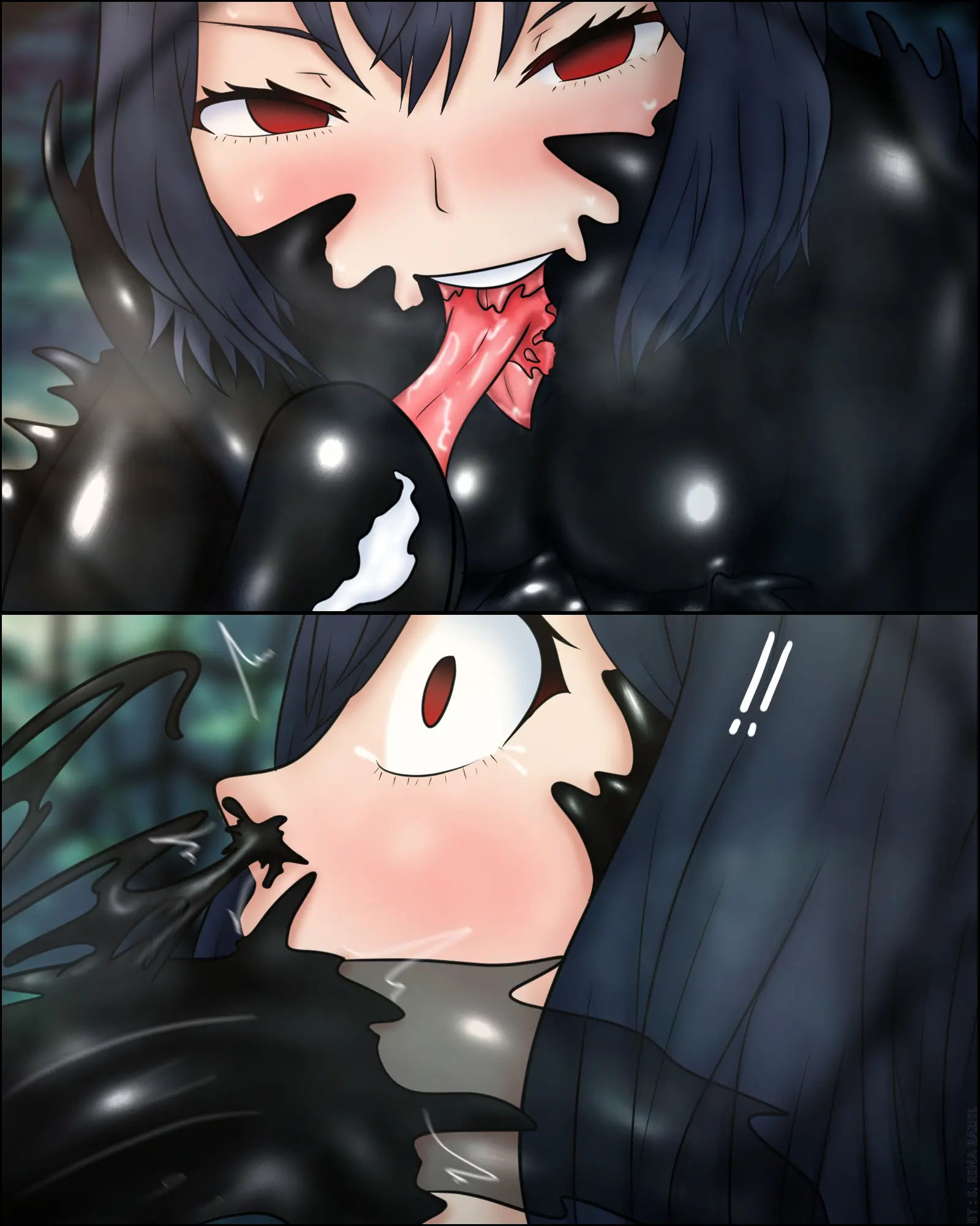 Secre x symbiote venom porn comic picture 15
