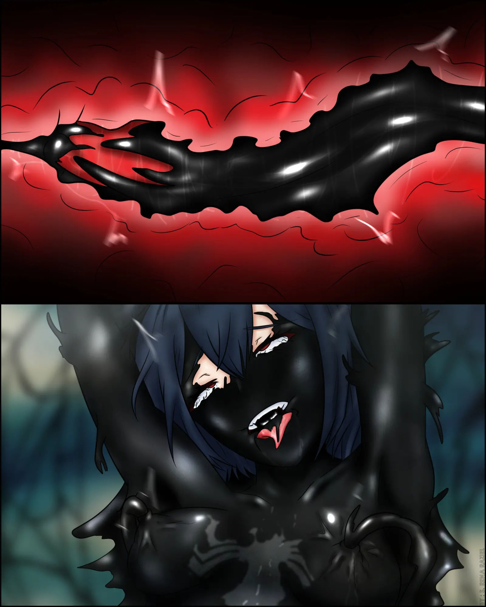 Secre x symbiote venom porn comic picture 18