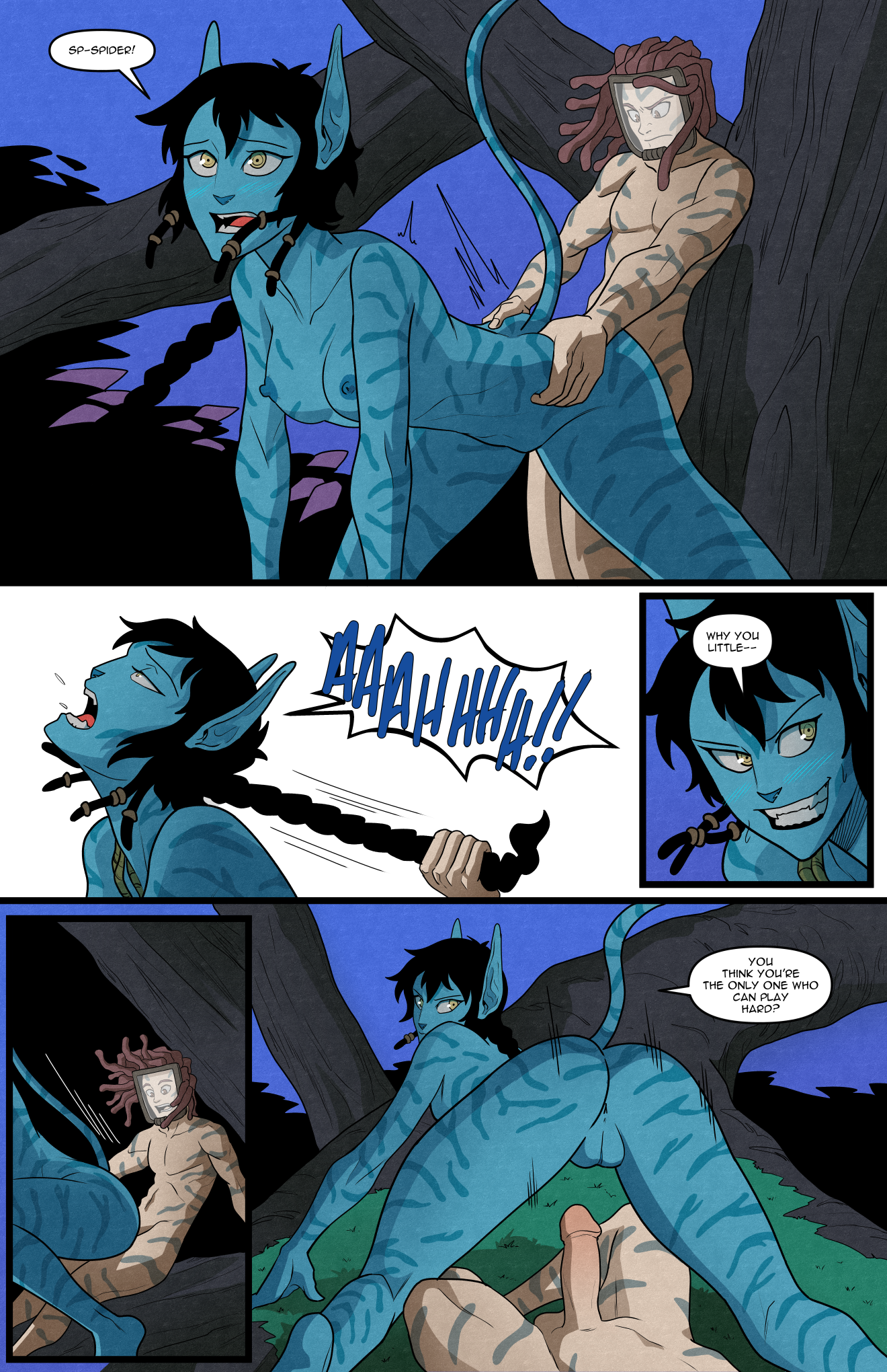Avatar Along Came a Spider porn comic picture 10