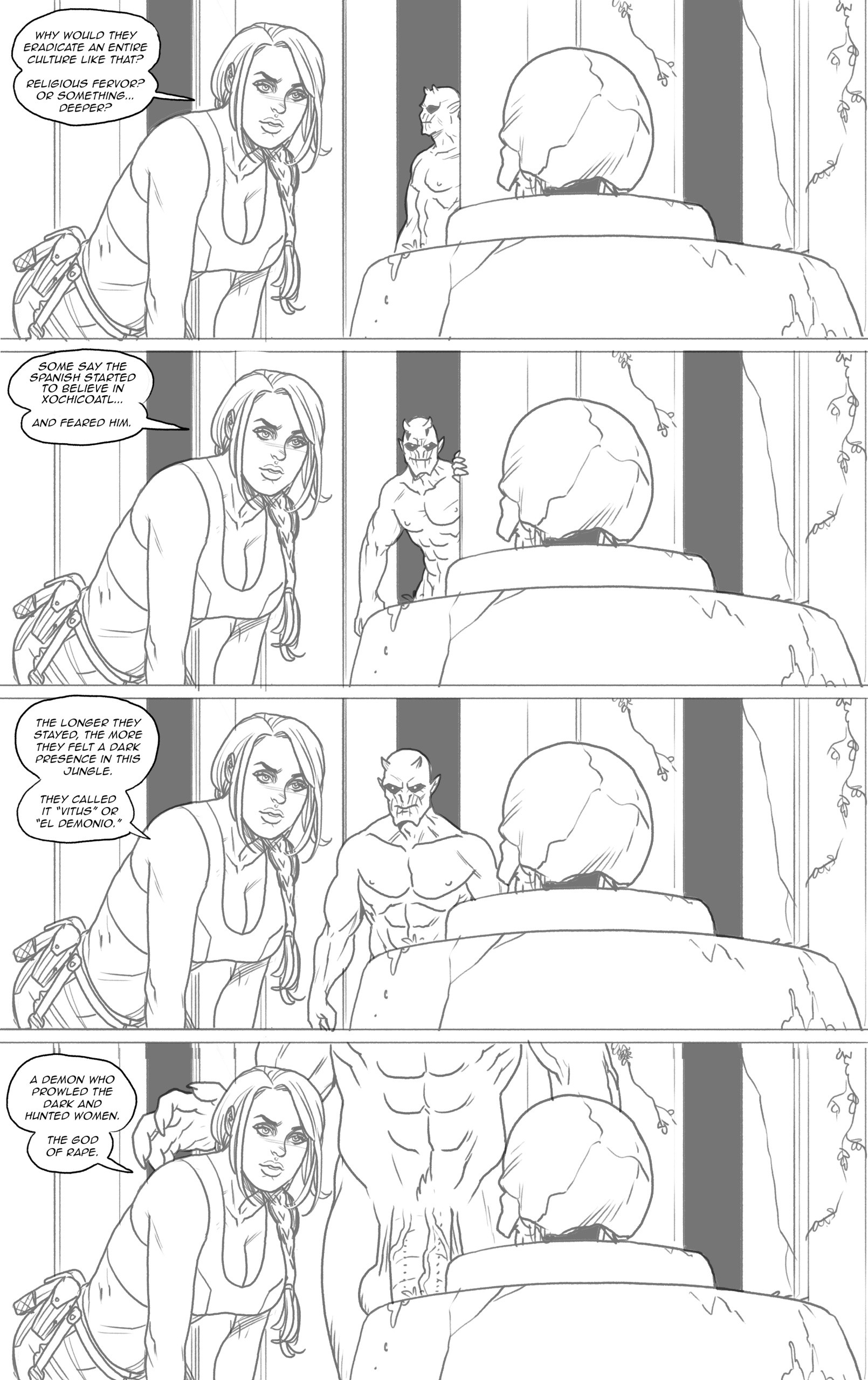 Game Over Girls Lara Croft porn comic picture 3