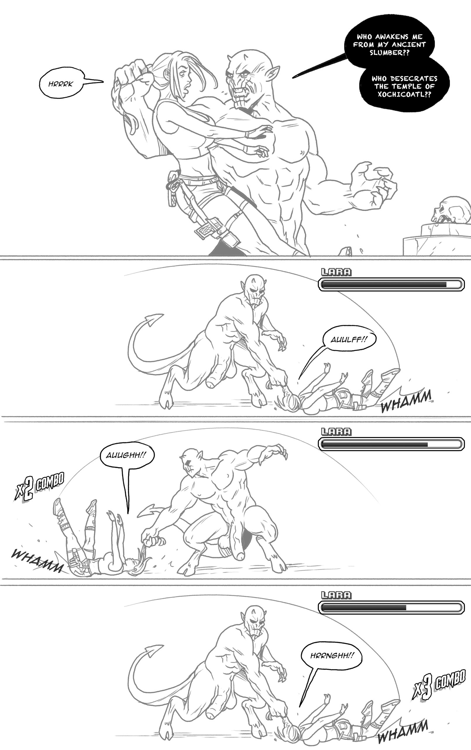 Game Over Girls Lara Croft porn comic picture 4