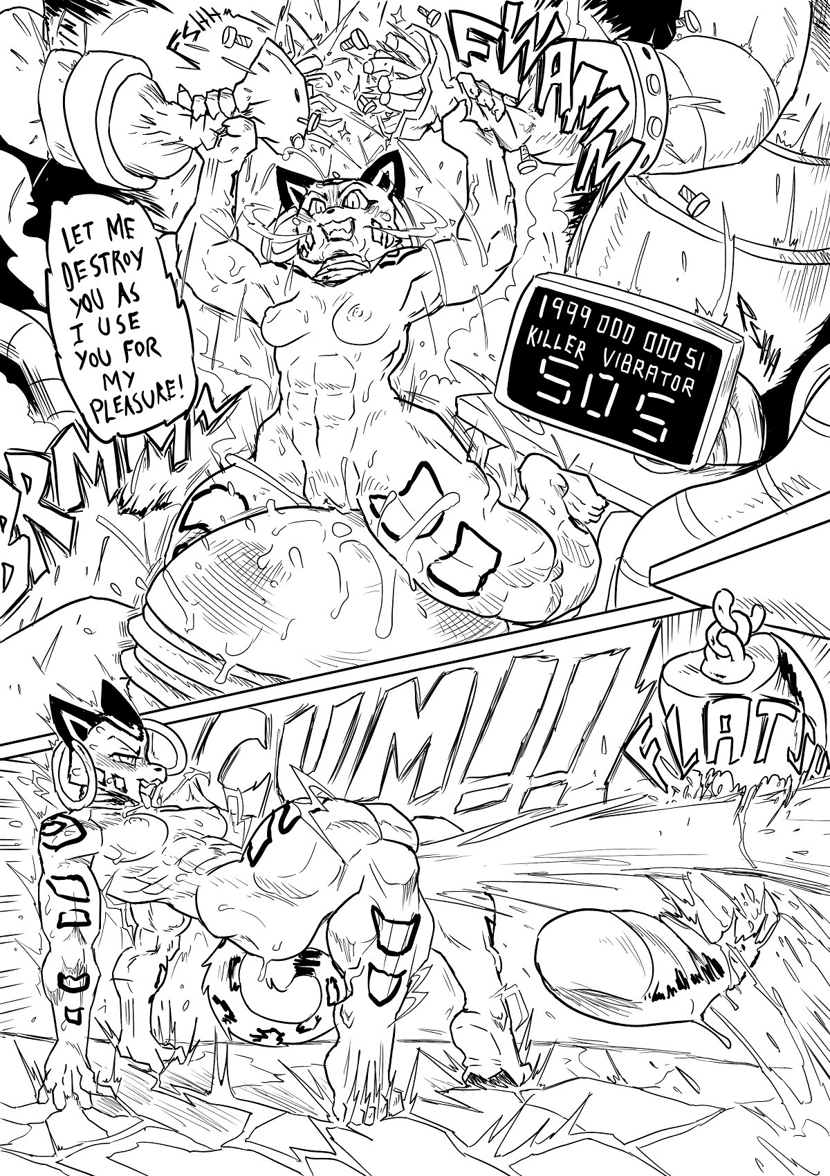 Super Nyarai porn comic picture 3