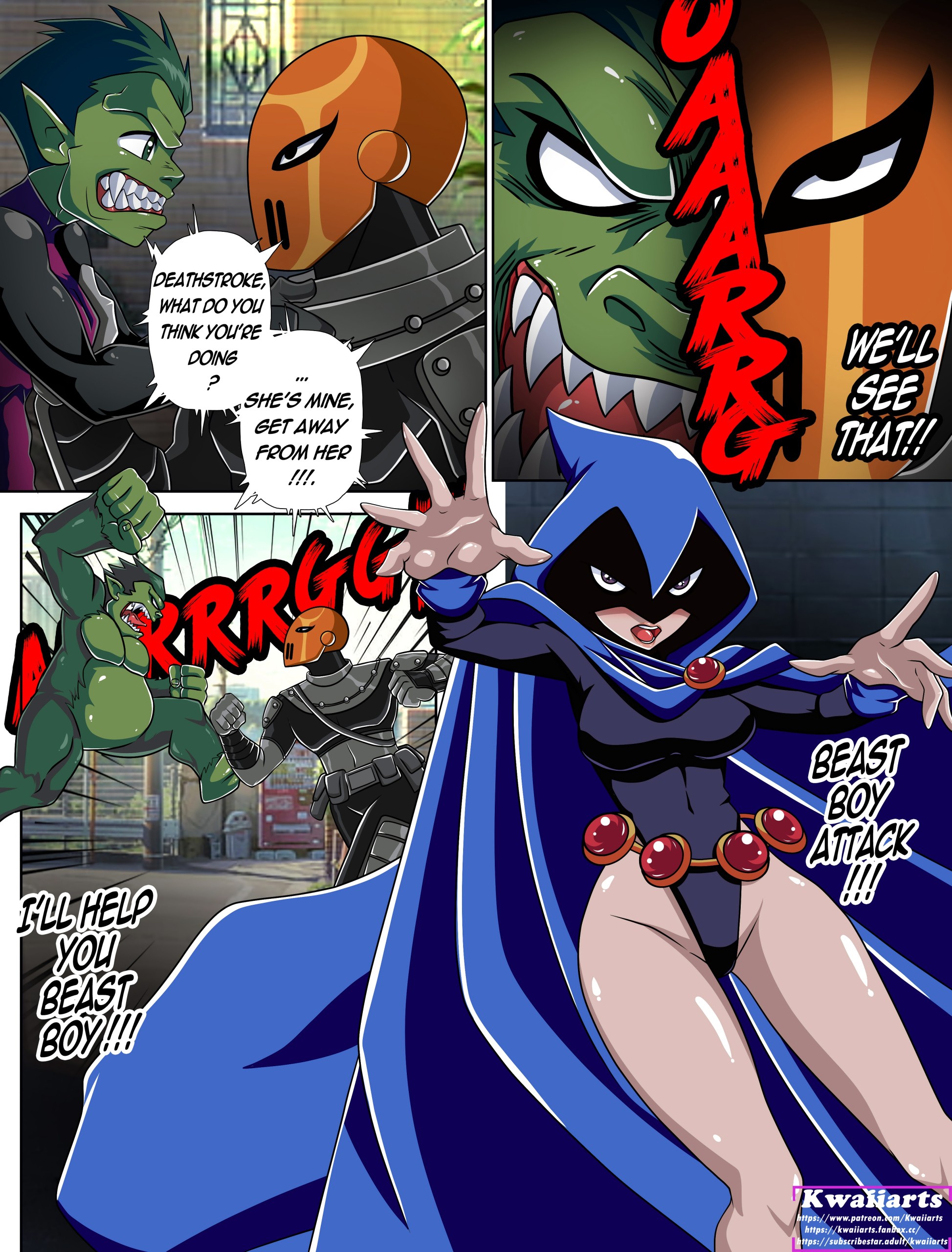 Hot Titans porn comic picture 3