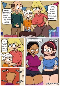 Lincoln's Present porn comic picture 1