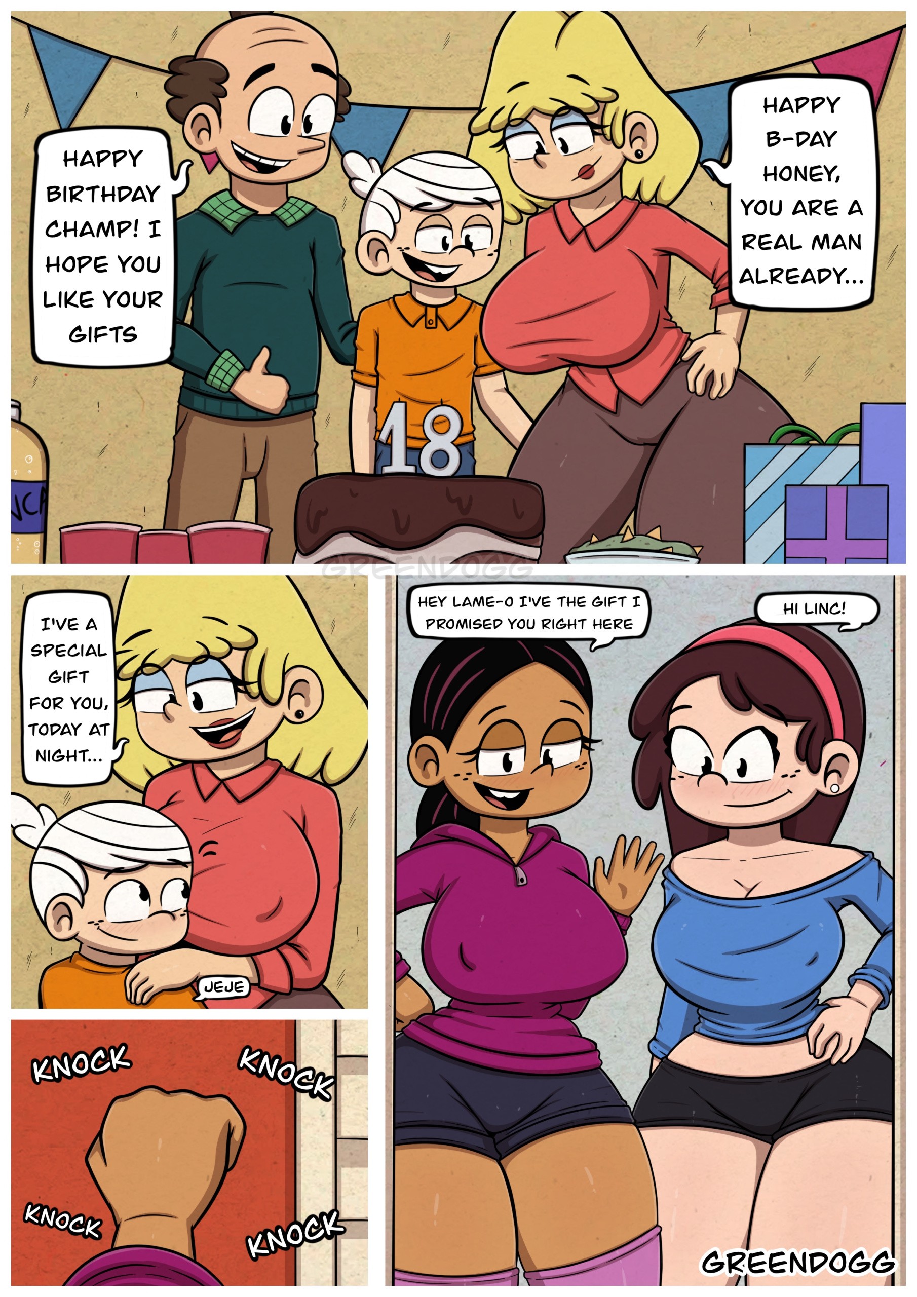 Lincoln's Present porn comic picture 1