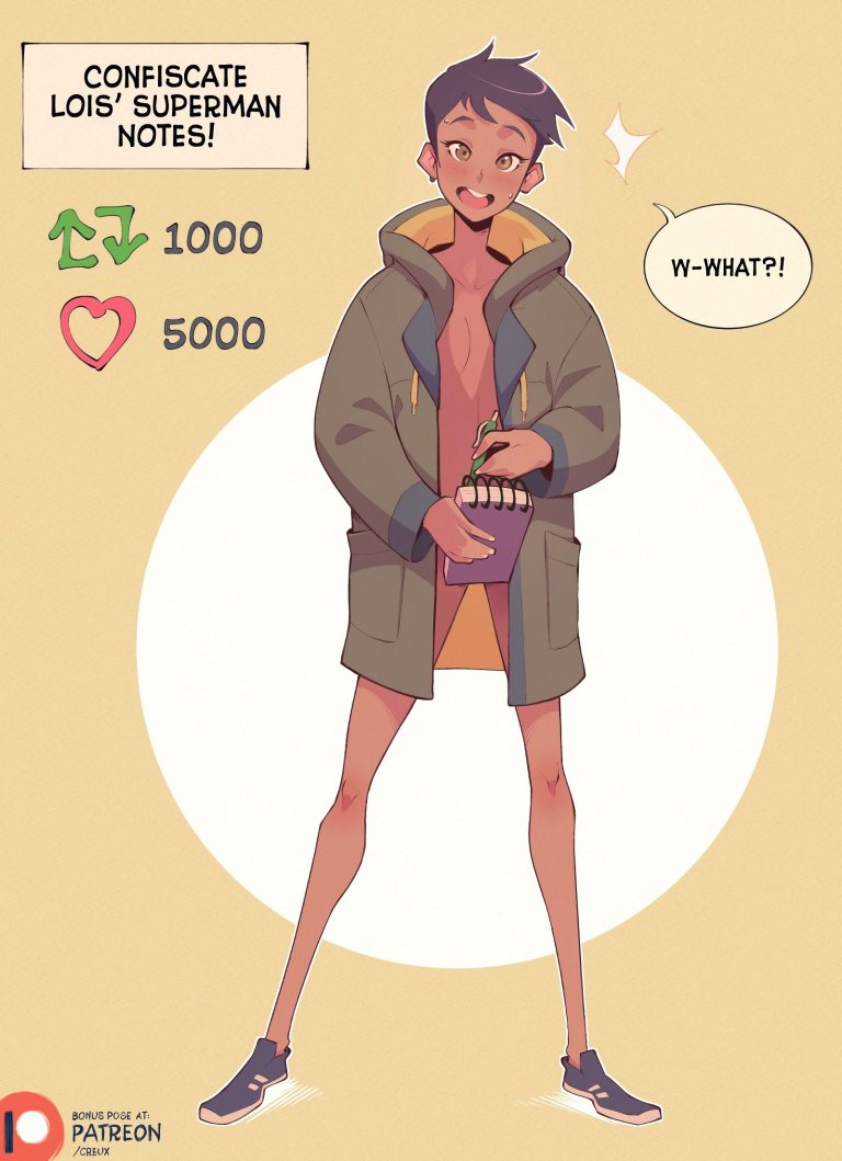 Lois Lane Strip Game porn comic picture 1