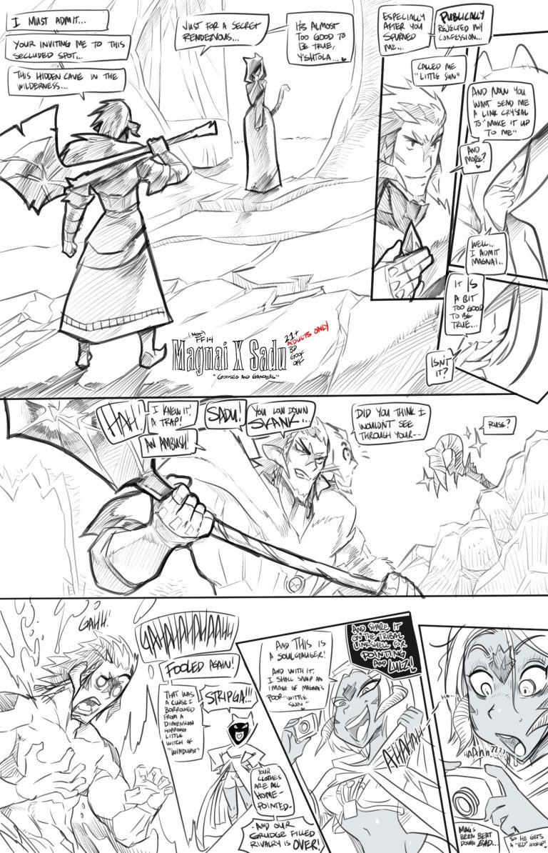Magnai x Sadu "Gooses and ganders" porn comic picture 1