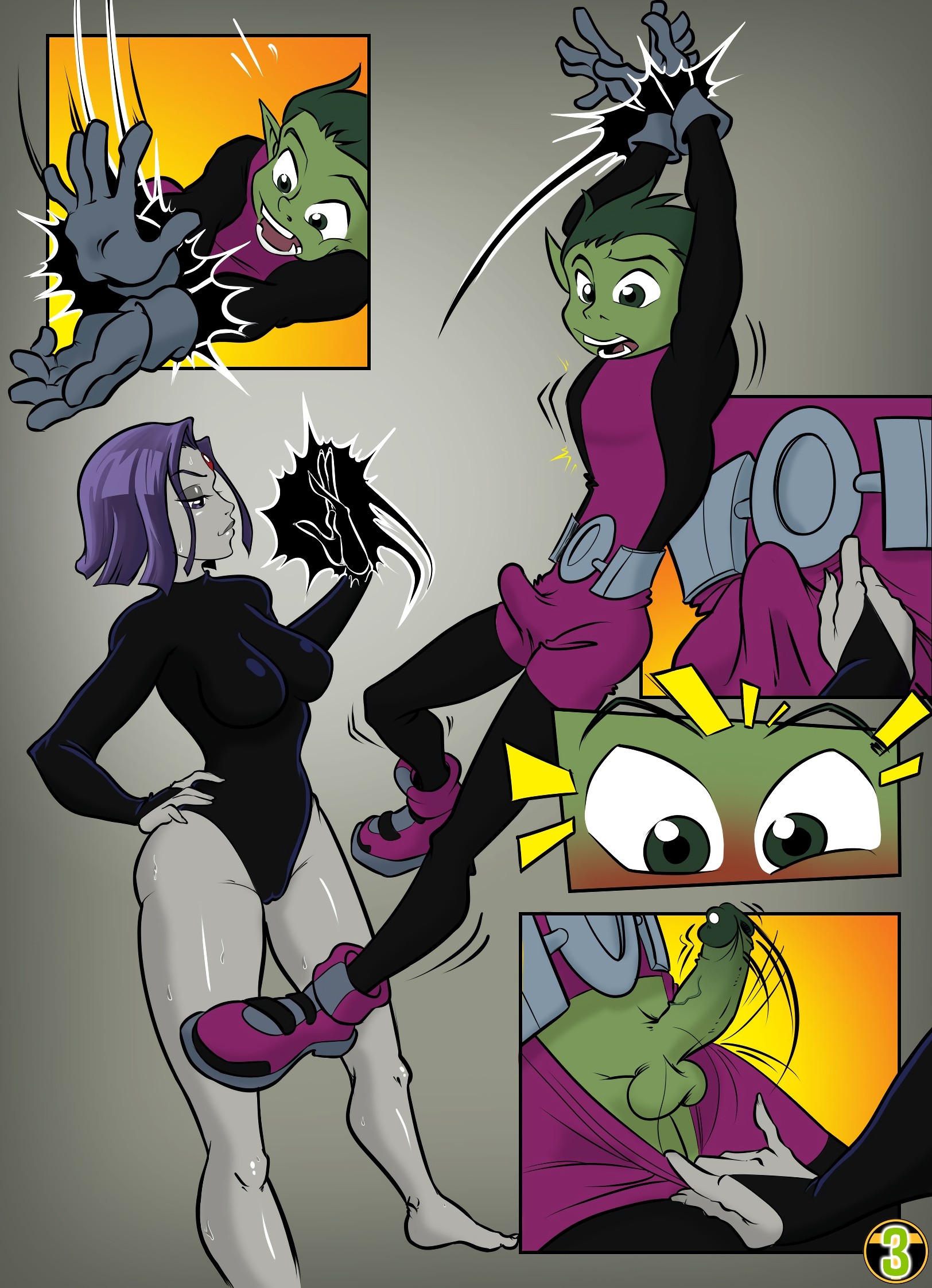 Teen Titans - Rule 34 Porn comics porn comic picture 3
