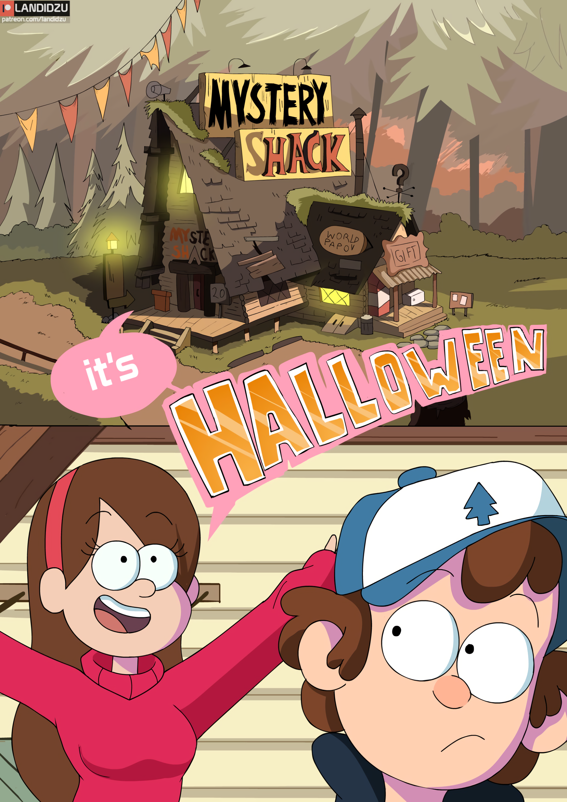 Trick or Treat - Landidzu porn comic picture 2
