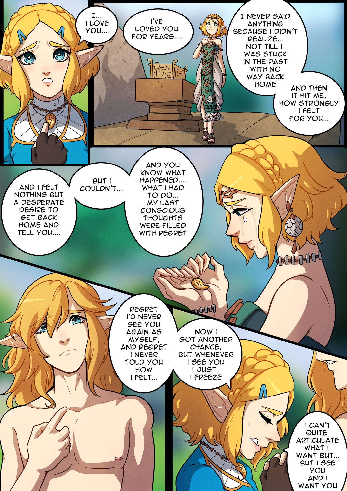 A Night with Zelda porn comic picture 7