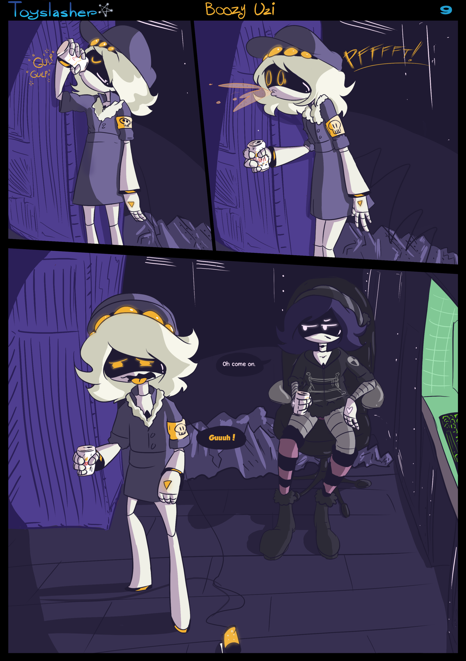 Boozy Uzi! porn comic picture 10
