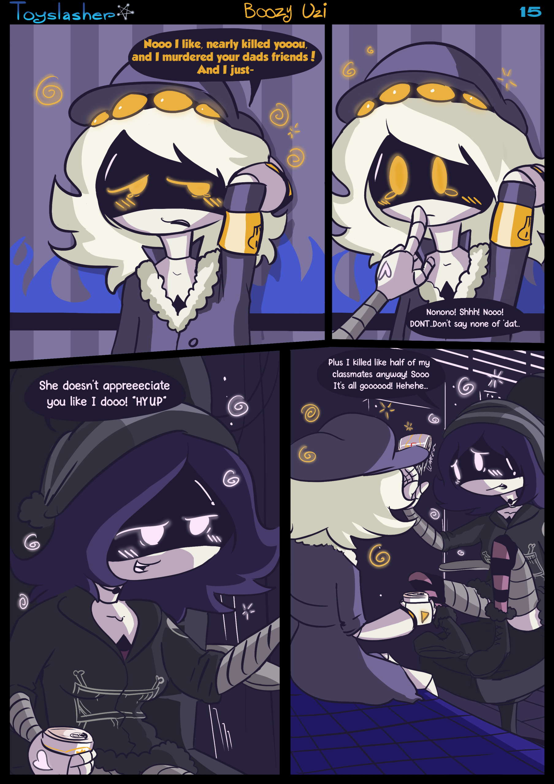 Boozy Uzi! porn comic picture 16