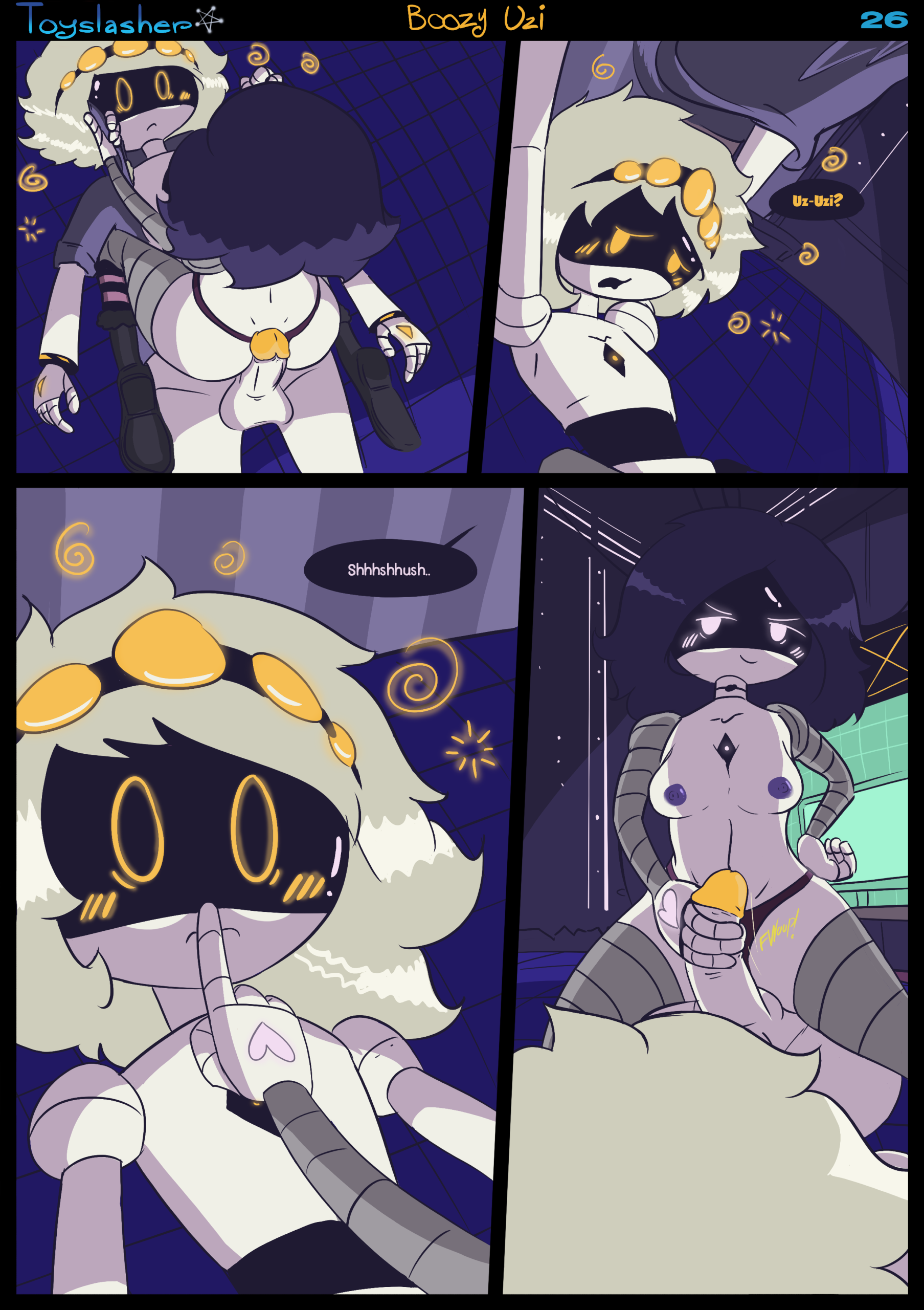 Boozy Uzi! porn comic picture 27