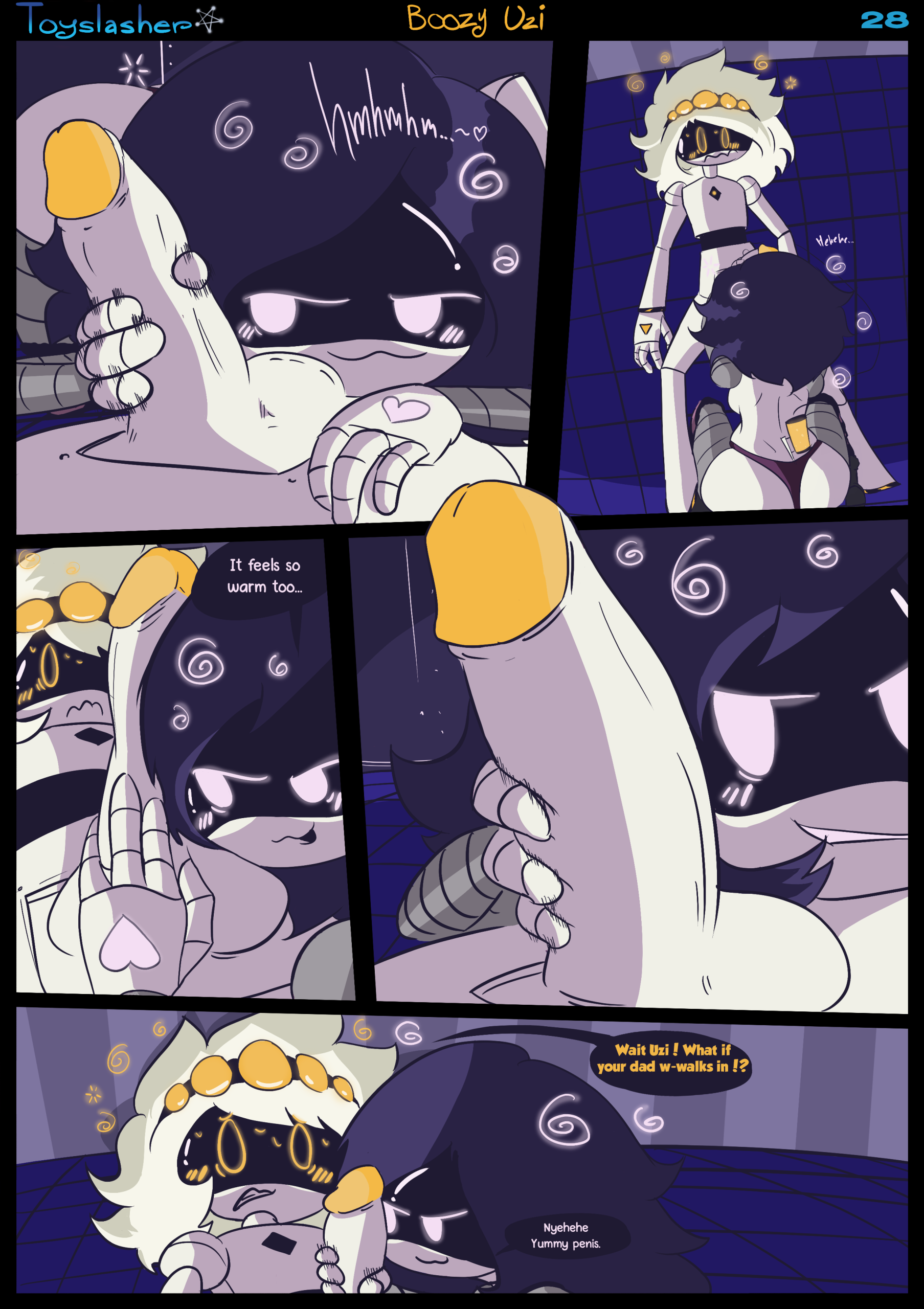 Boozy Uzi! porn comic picture 29