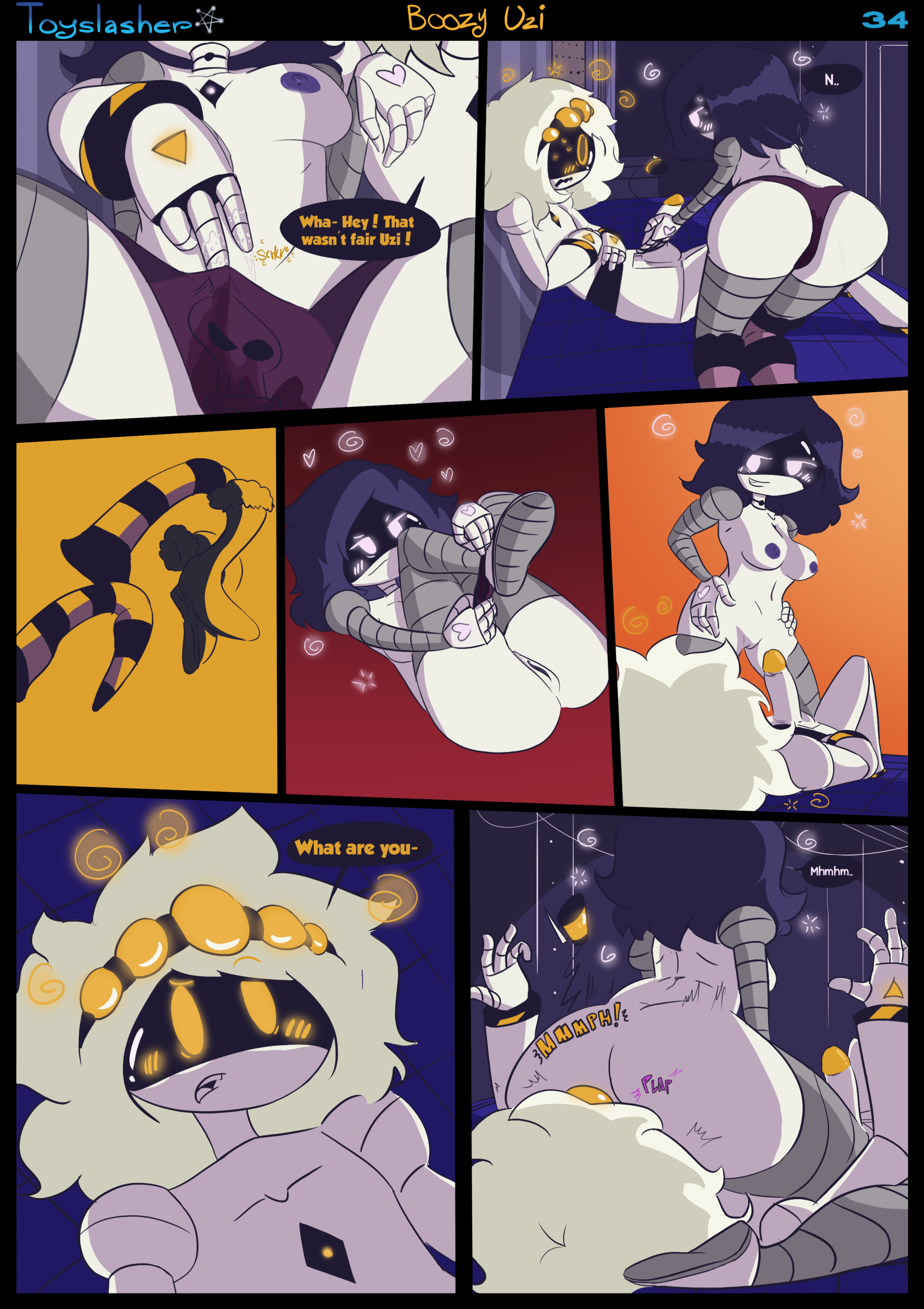 Boozy Uzi! porn comic picture 35