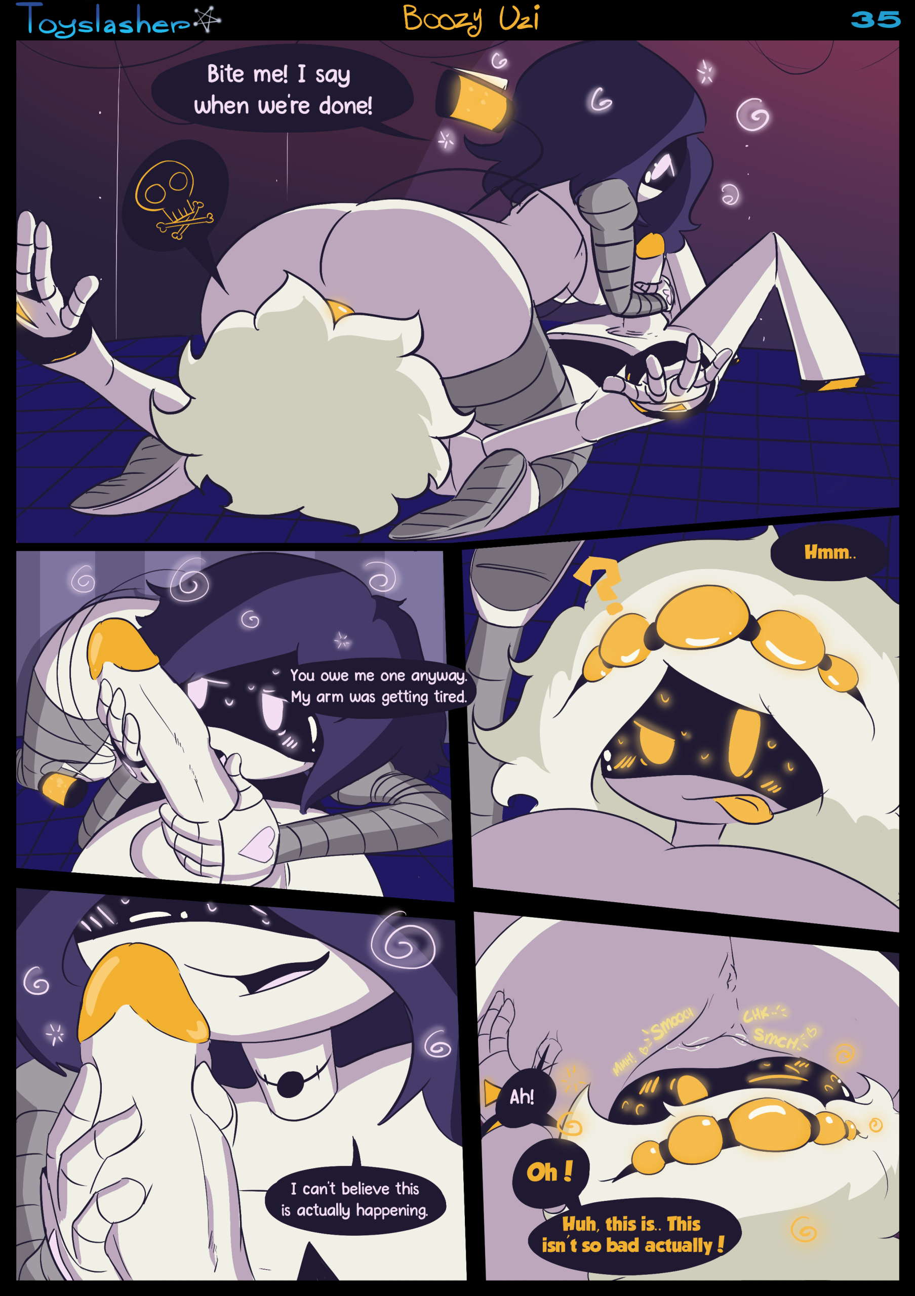 Boozy Uzi! porn comic picture 36