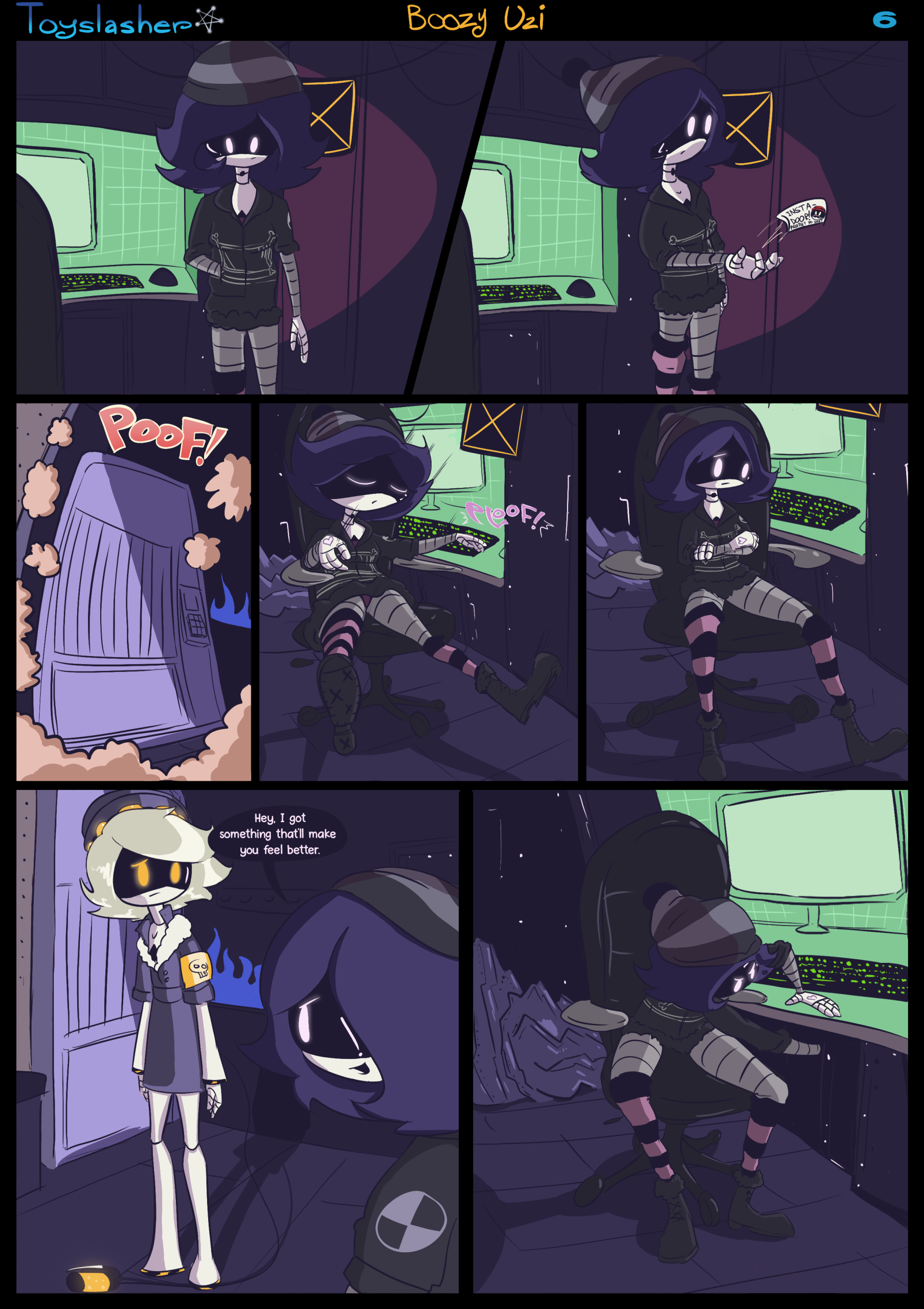 Boozy Uzi! porn comic picture 7