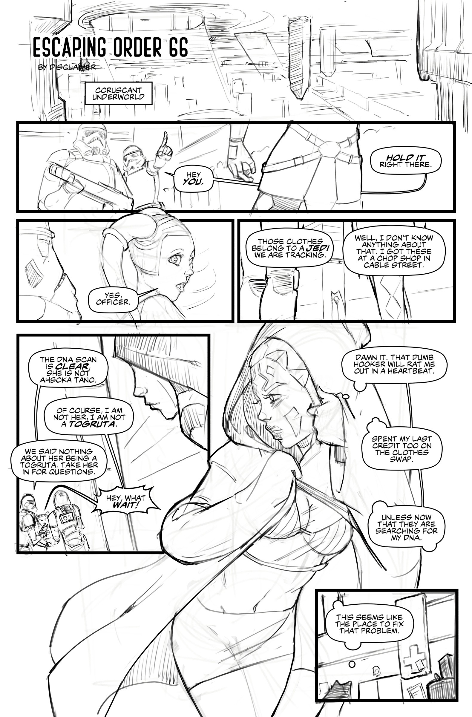Escape from Order 66 porn comic picture 1