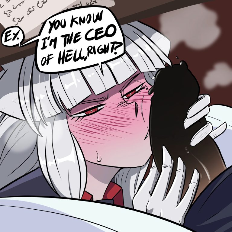 Helltaker and Lucifer porn comic picture 1