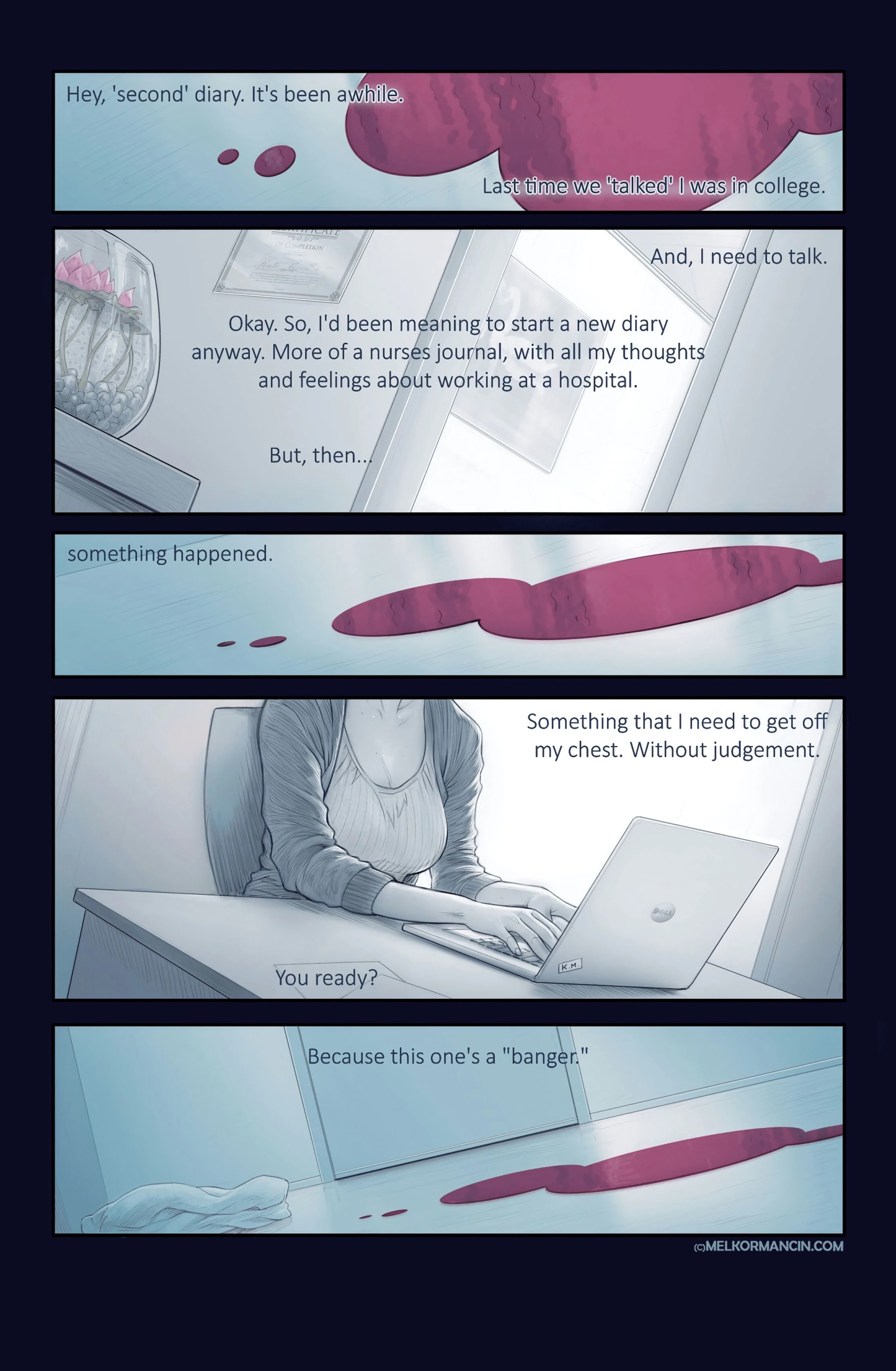 Nurse Morgan porn comic picture 1