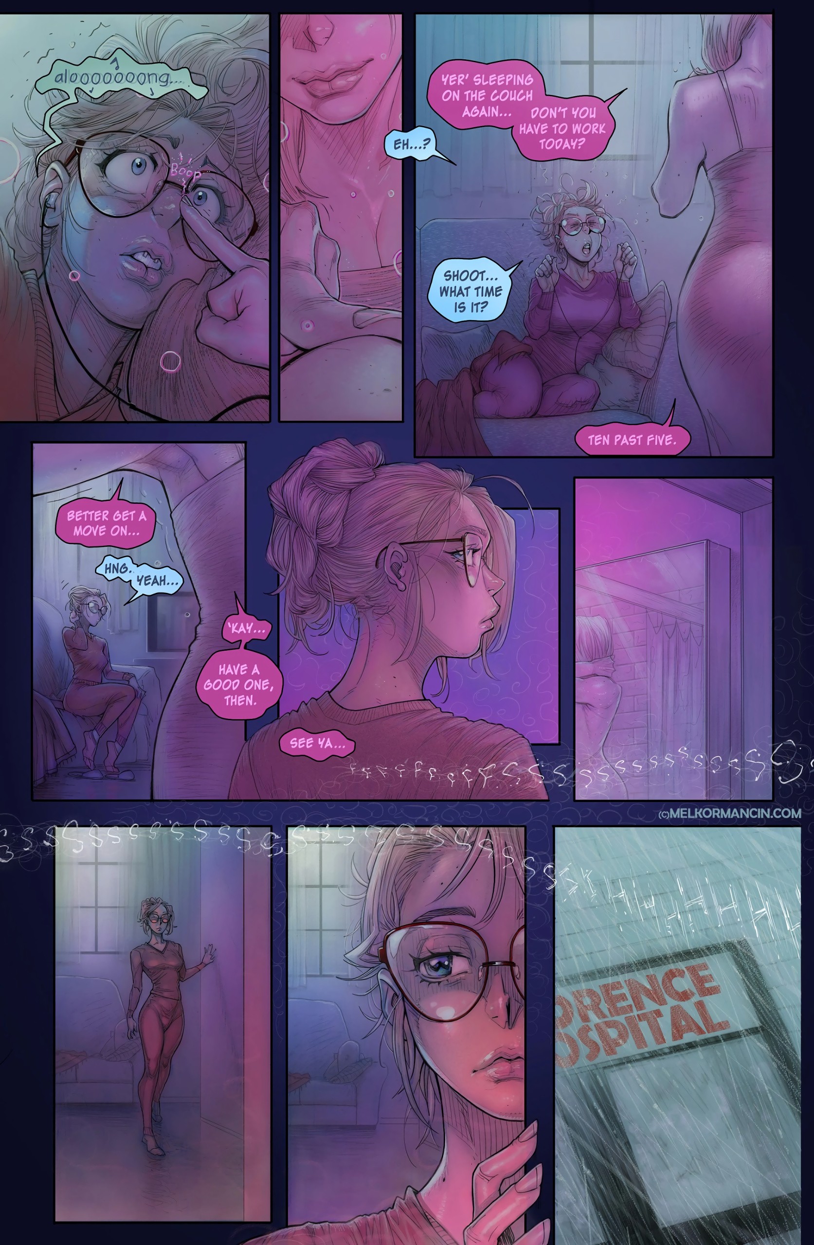 Nurse Morgan porn comic picture 10
