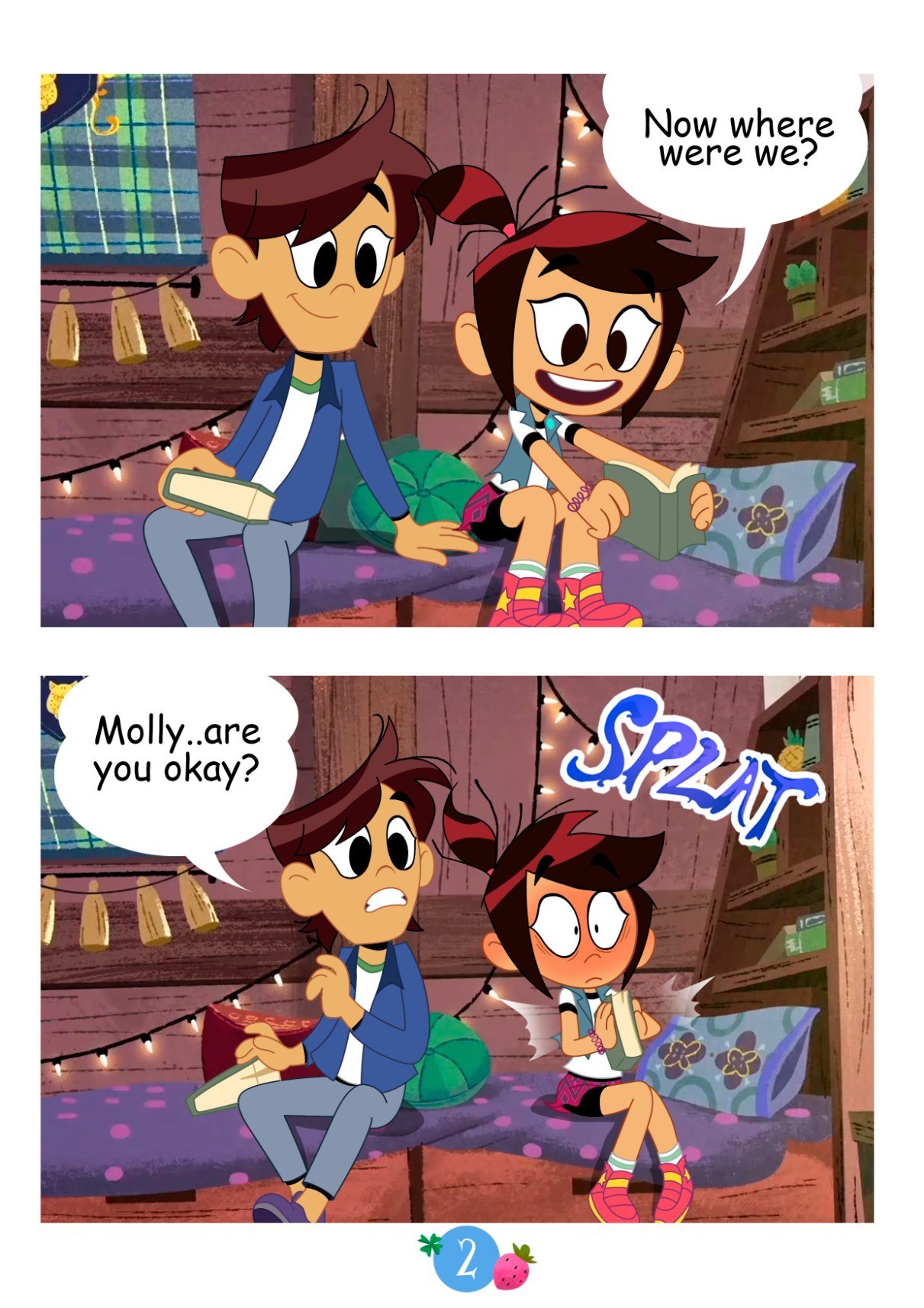 Studying porn comic picture 2