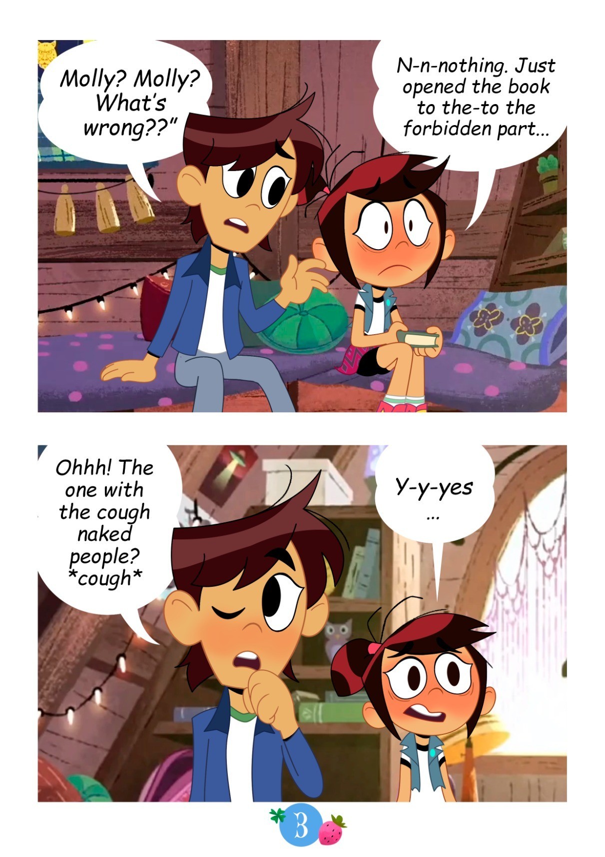 Studying porn comic picture 3