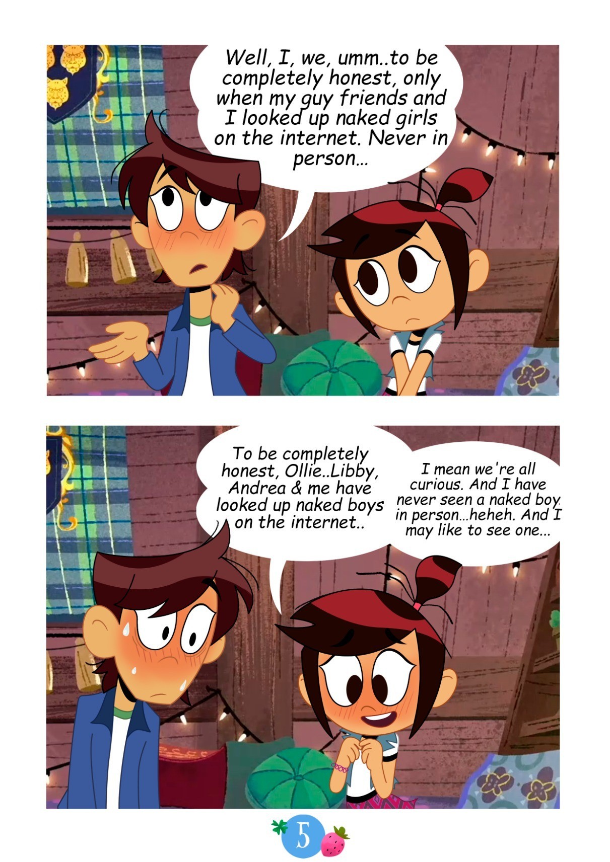 Studying porn comic picture 5