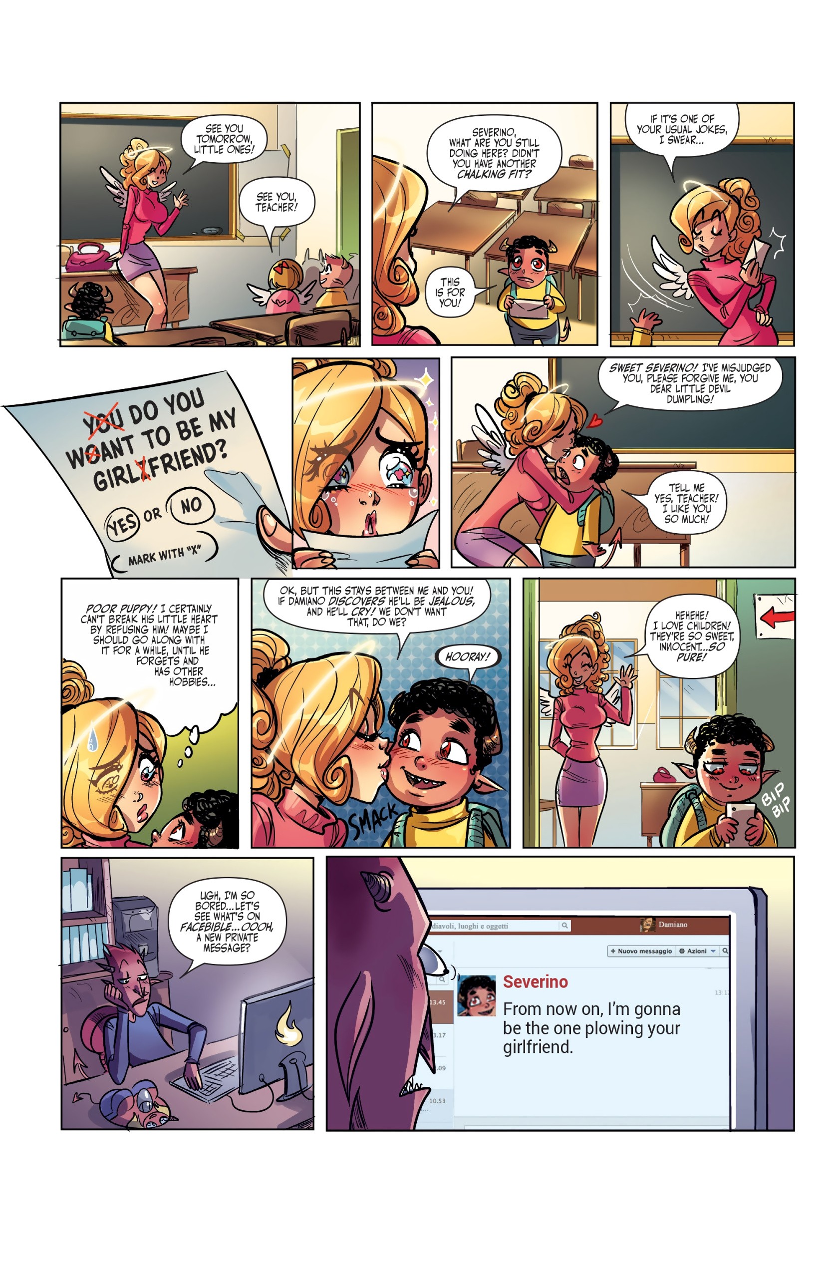 Un Sacred by Mirka Andolfo Issue 2 porn comic picture 12