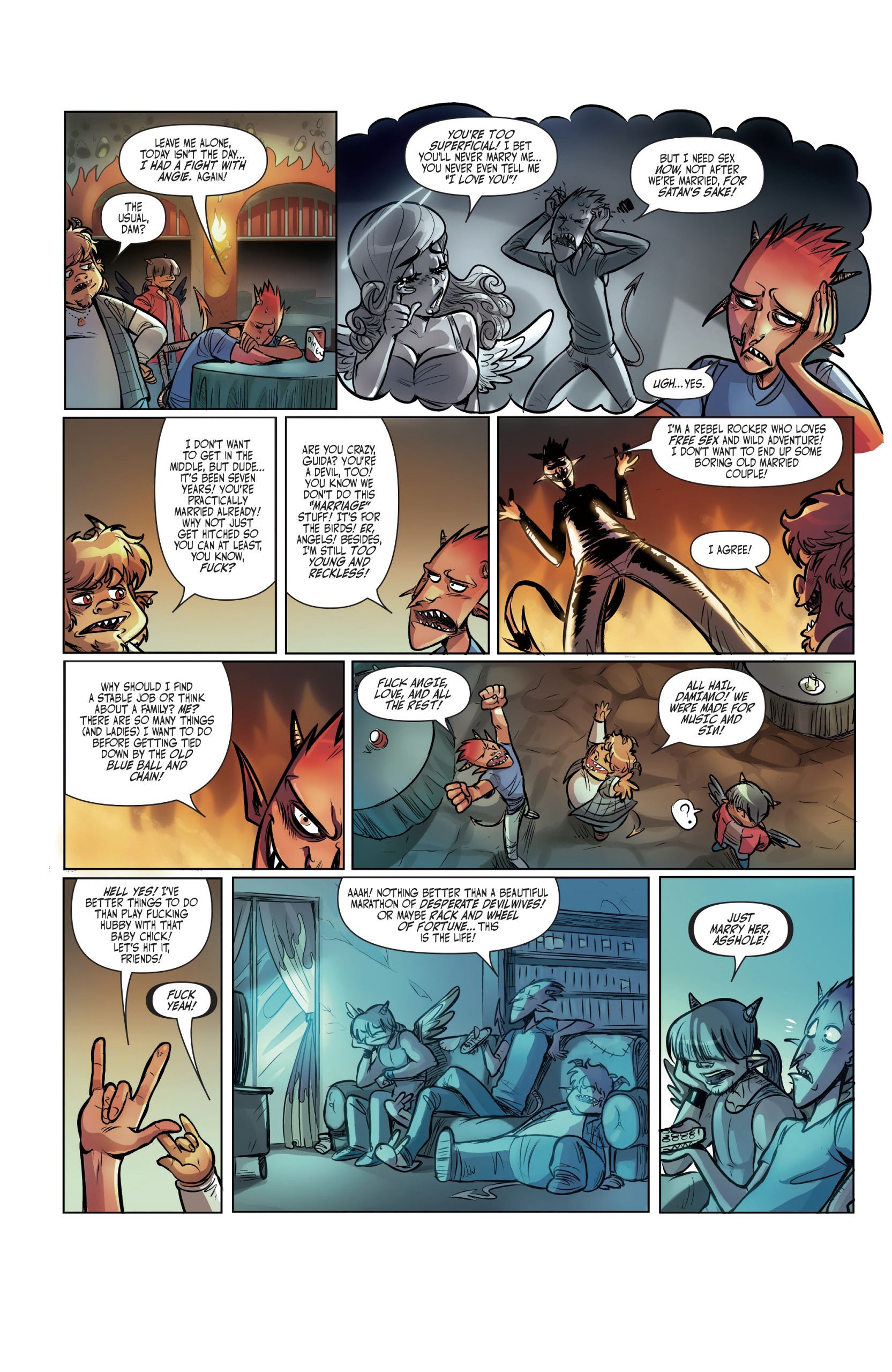 Un Sacred by Mirka Andolfo Issue 2 porn comic picture 16