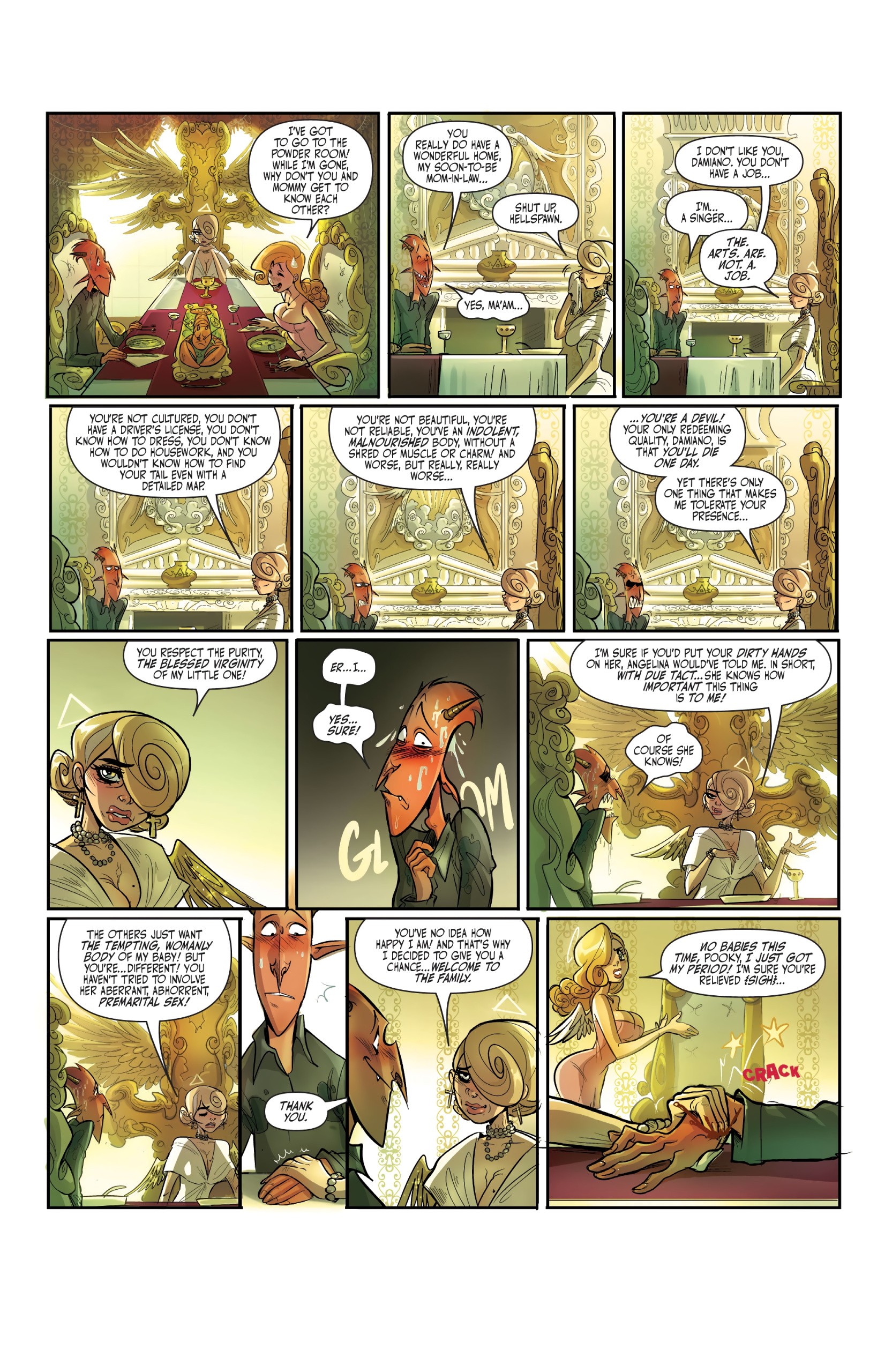 Un Sacred by Mirka Andolfo Issue 4 porn comic picture 10