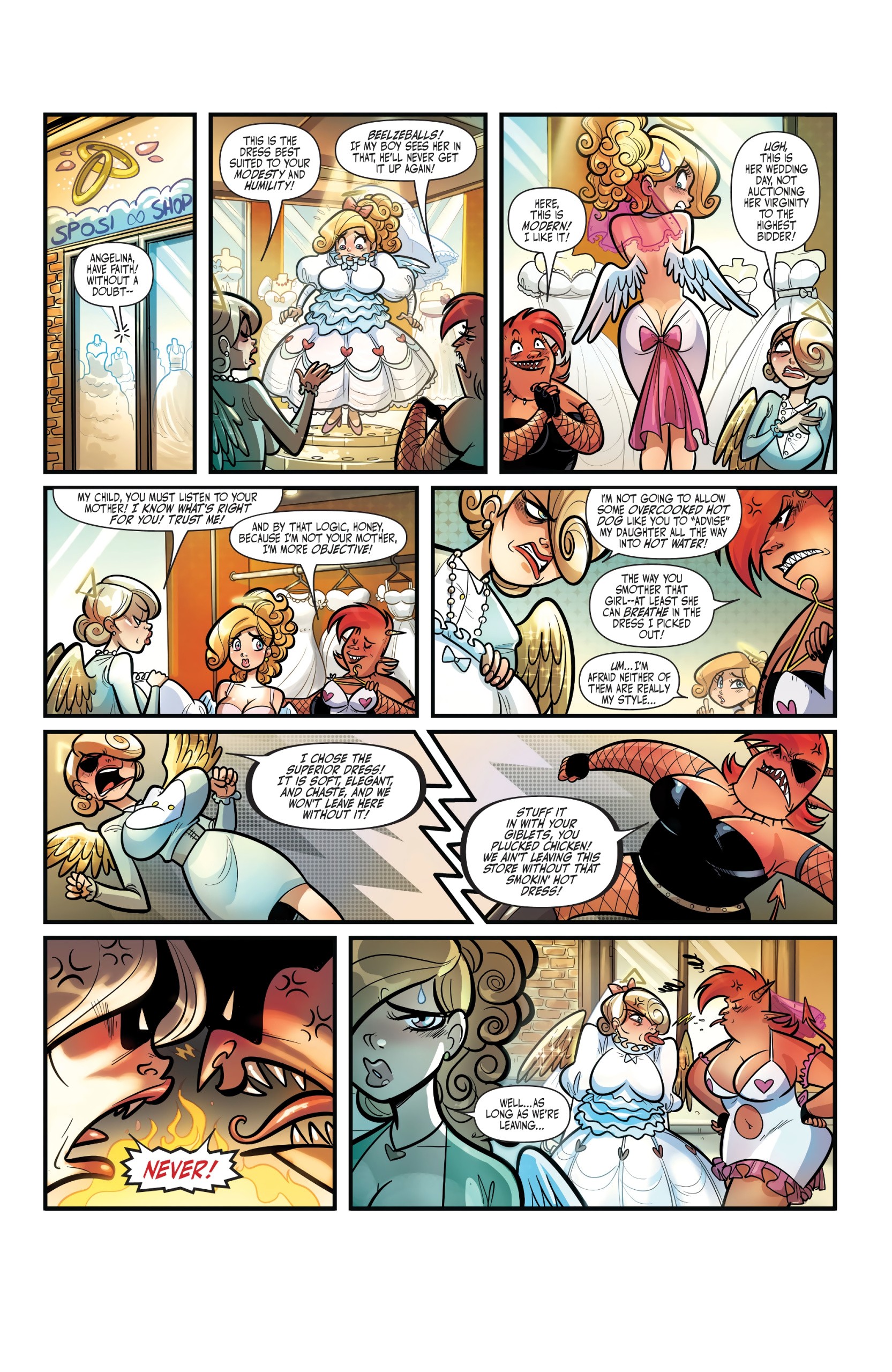 Un Sacred by Mirka Andolfo Issue 4 porn comic picture 14