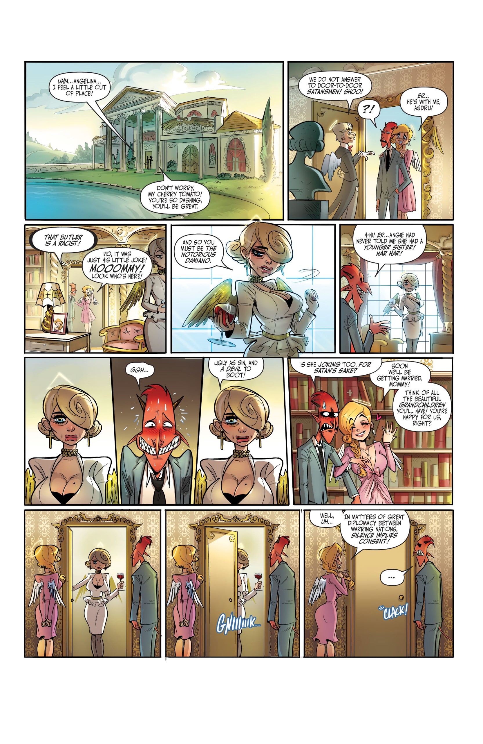 Un Sacred by Mirka Andolfo Issue 4 porn comic picture 6