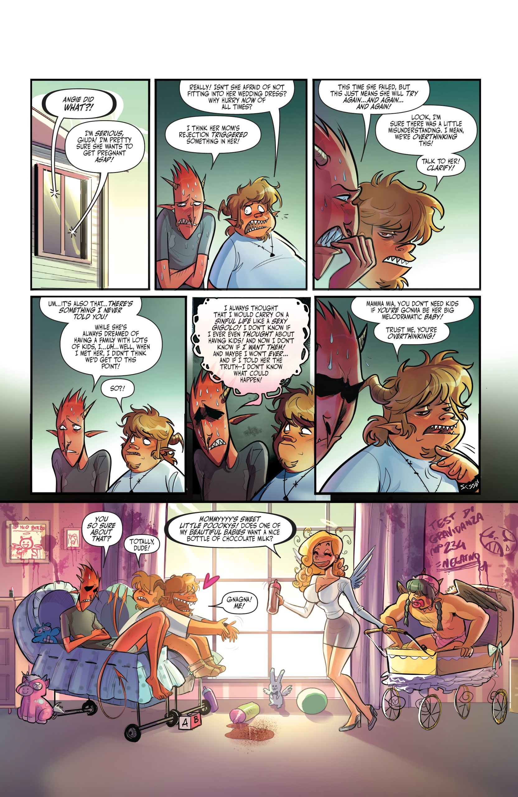 Un Sacred by Mirka Andolfo Issue 4 porn comic picture 8