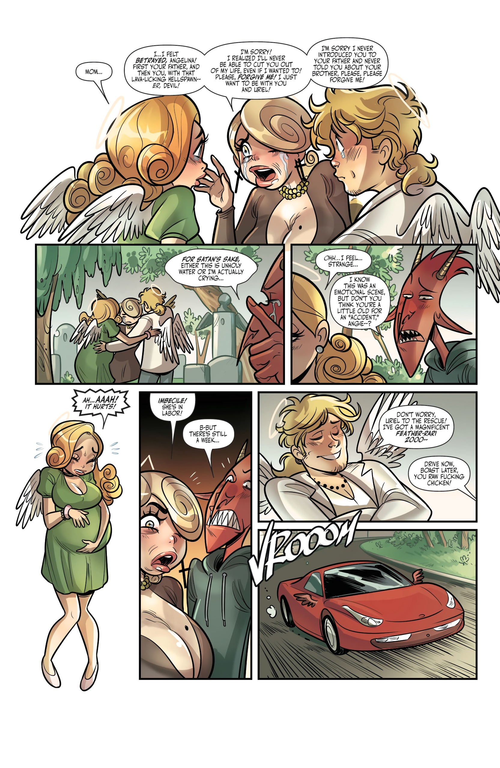 Un Sacred by Mirka Andolfo Issue 7 porn comic picture 9