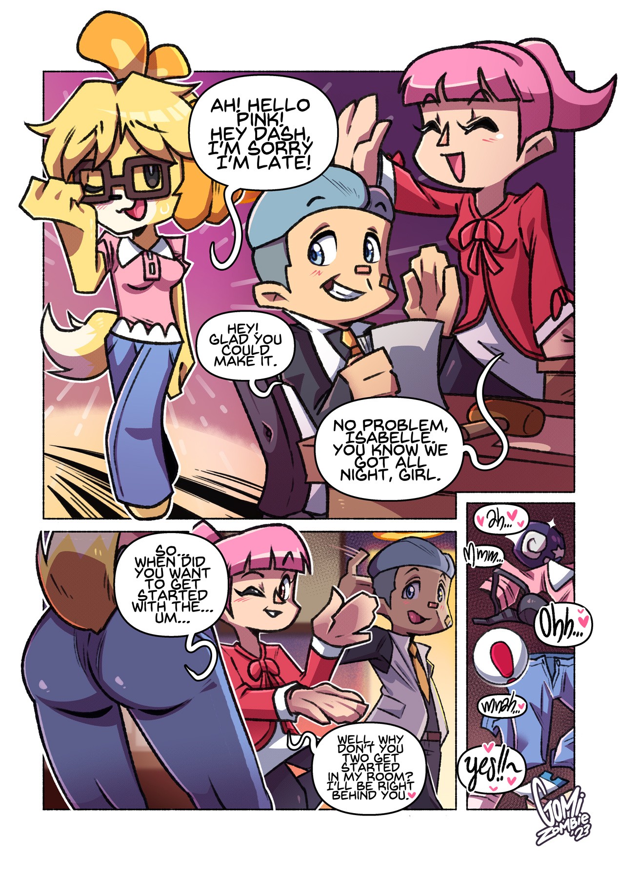 Animal Crossing - SkaJrZombie porn comic picture 1