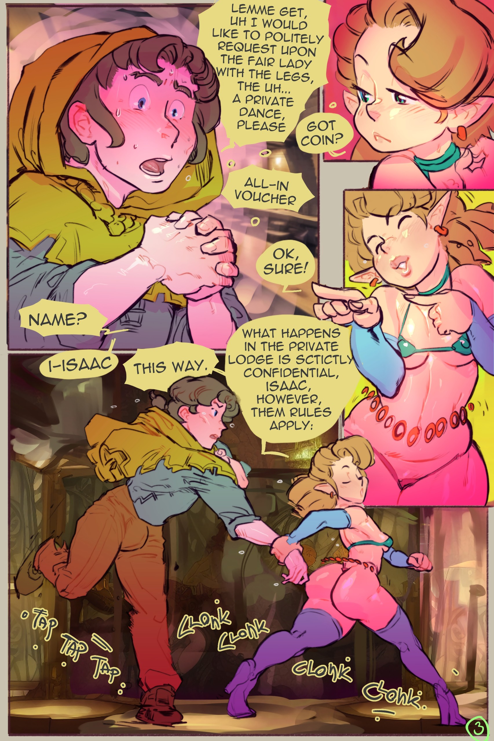 One Lucky Night porn comic picture 3