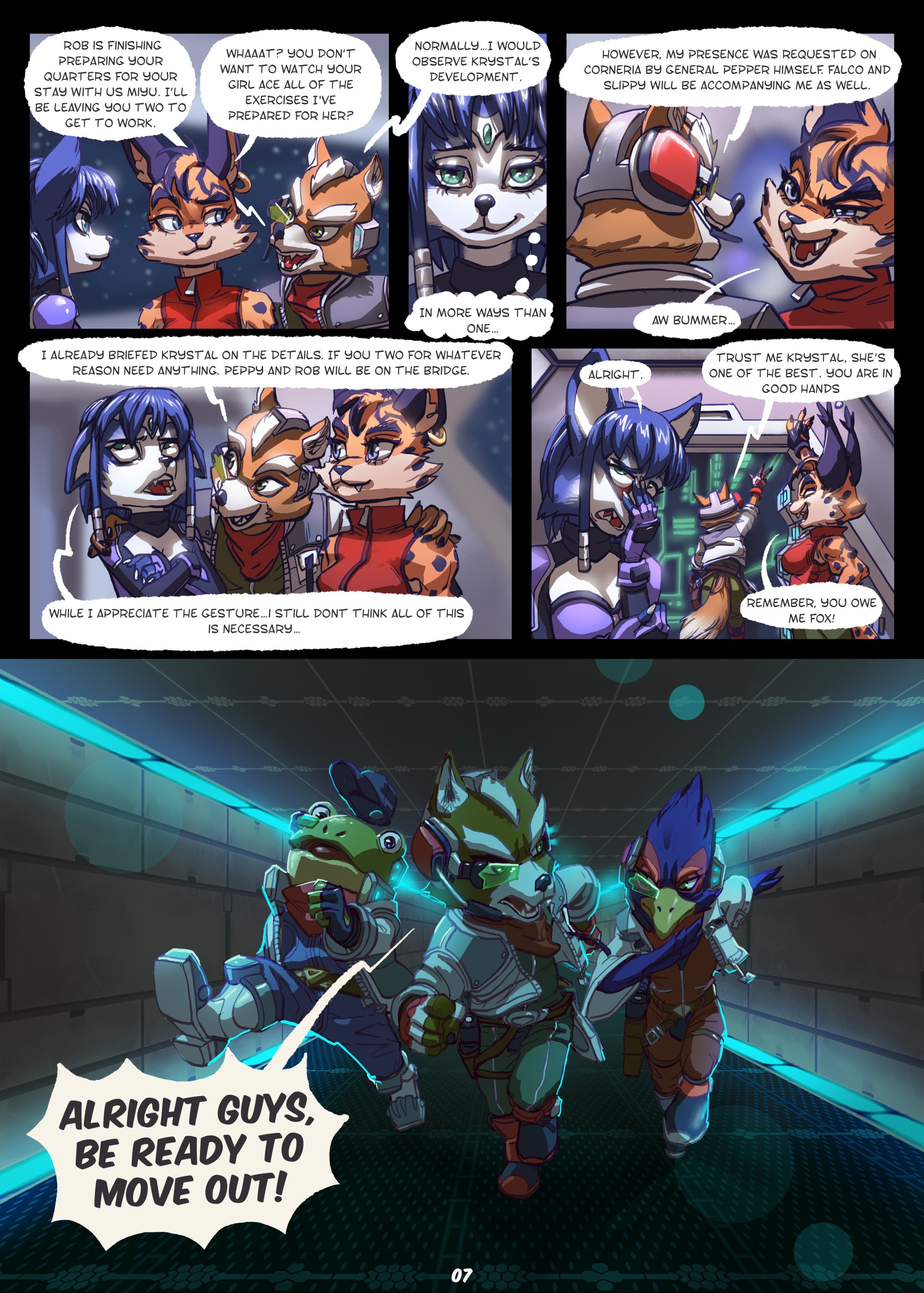 Starfox: Alternative Training Methods porn comic picture 9