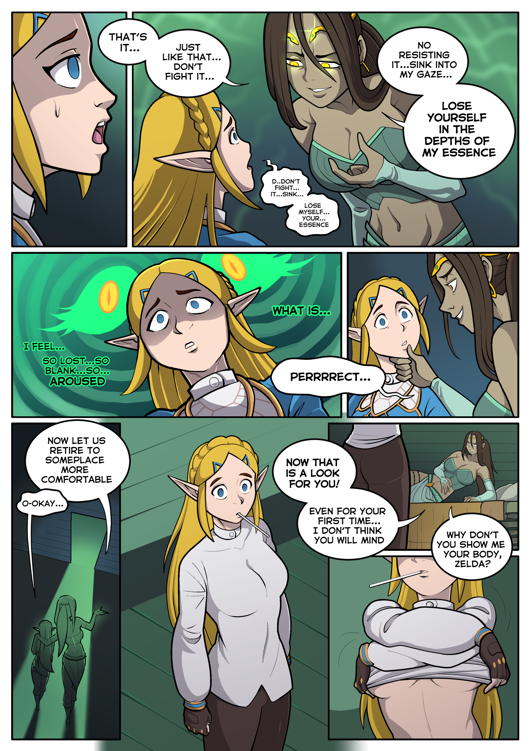 Dark Witch of Lost Woods porn comic picture 4