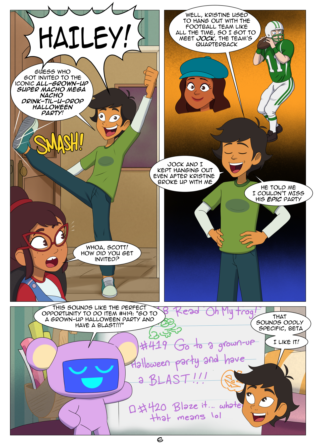 Hailey's Cumtastic Halloween Fiestavaganza porn comic picture 3